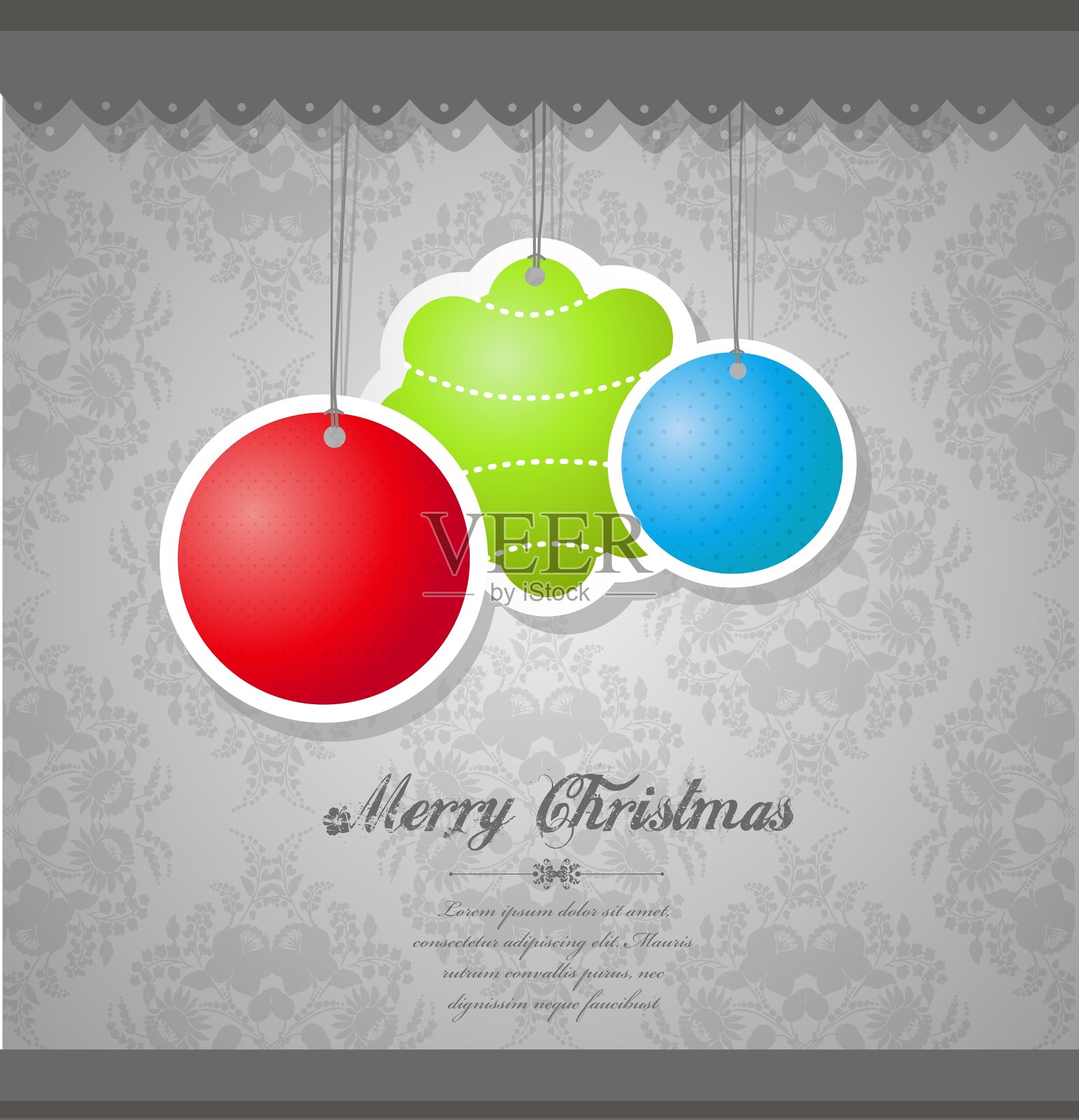 圣诞装饰设计模板素材