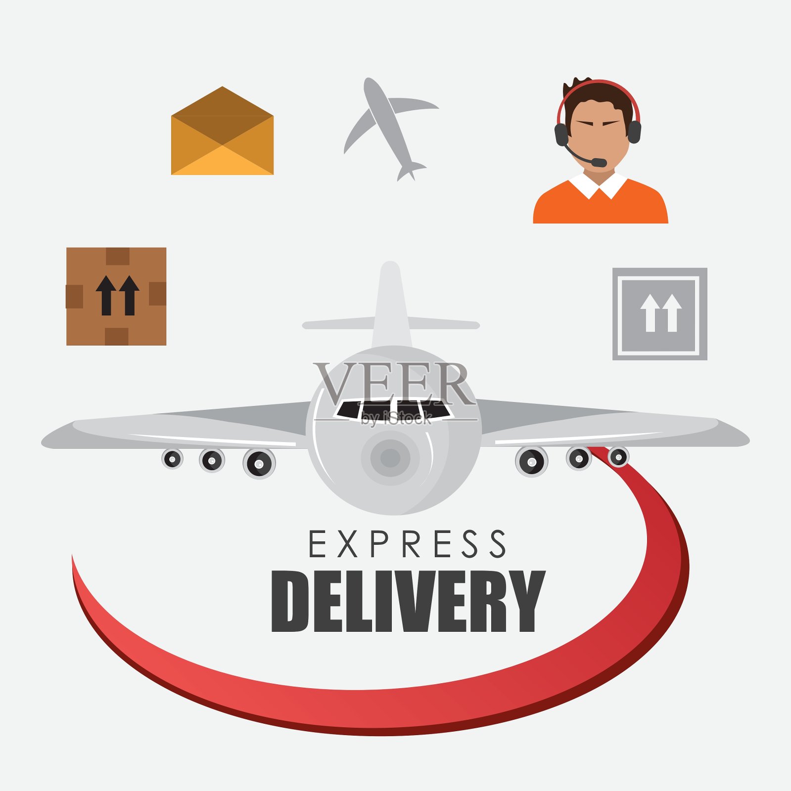 交付设计插画图片素材