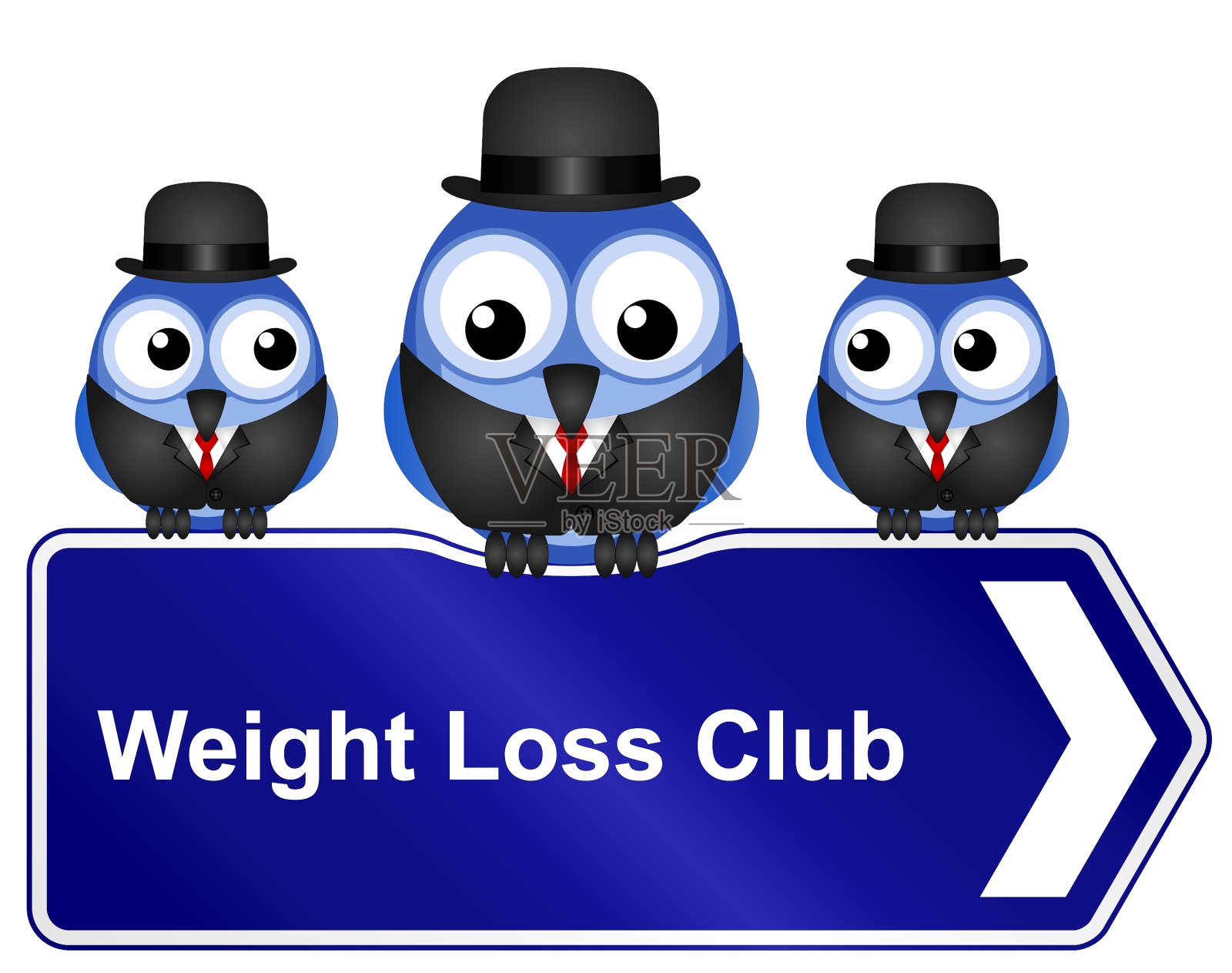减肥俱乐部插画图片素材