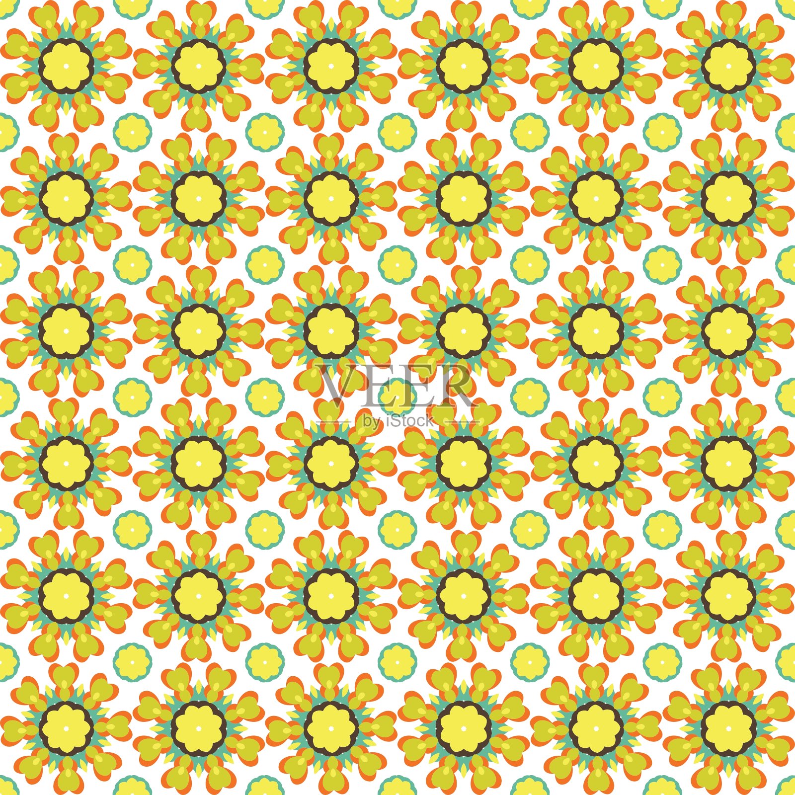 几何无缝模式插画图片素材