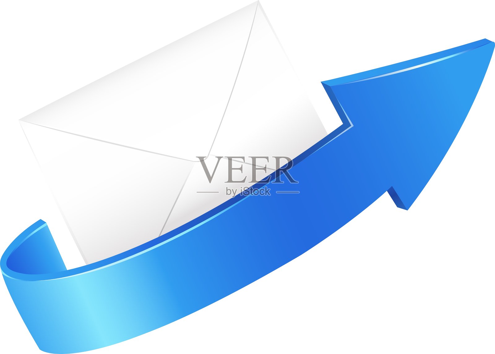 箭头和信封设计元素图片