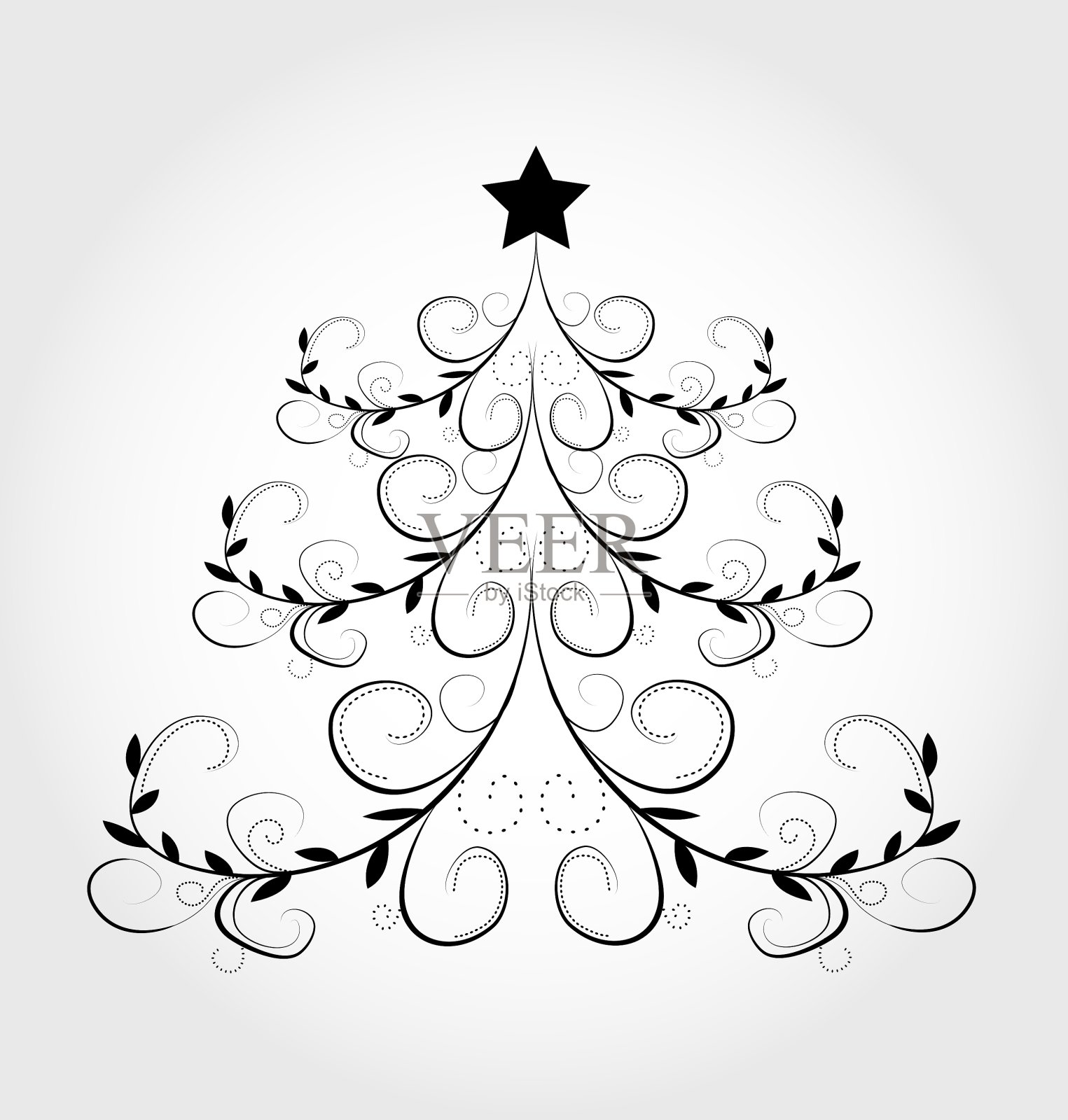 丰富多彩的冬季背景插画图片素材