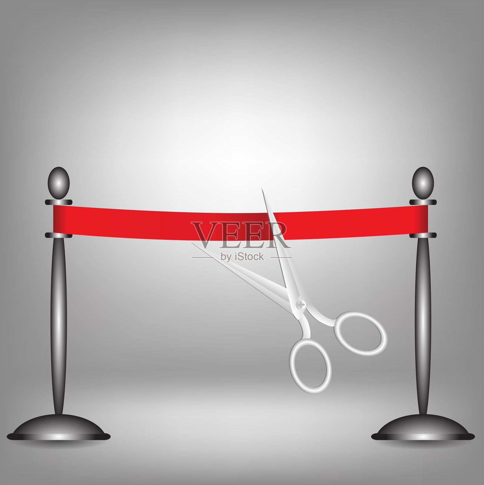 红丝带插画图片素材