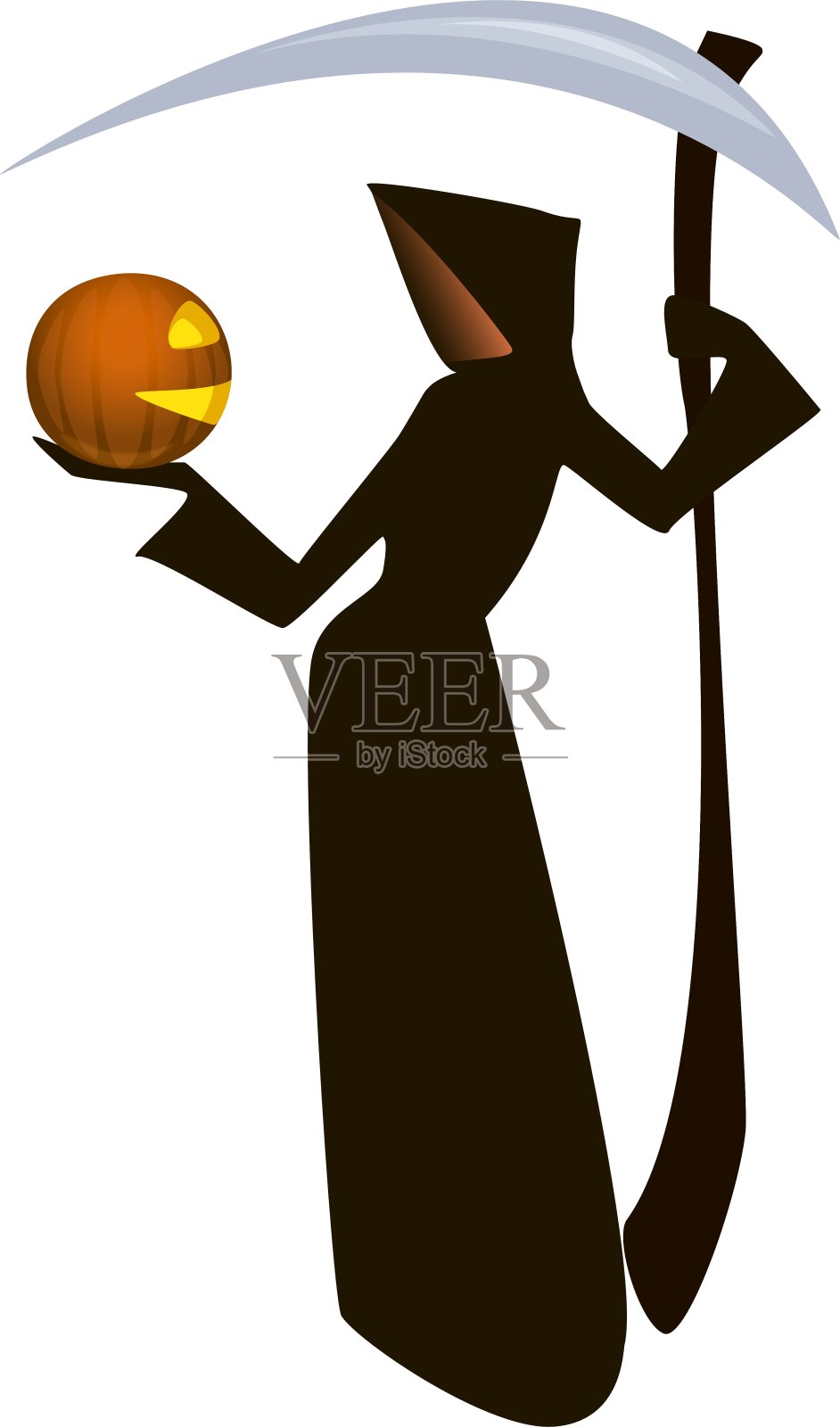 死亡和南瓜设计元素图片