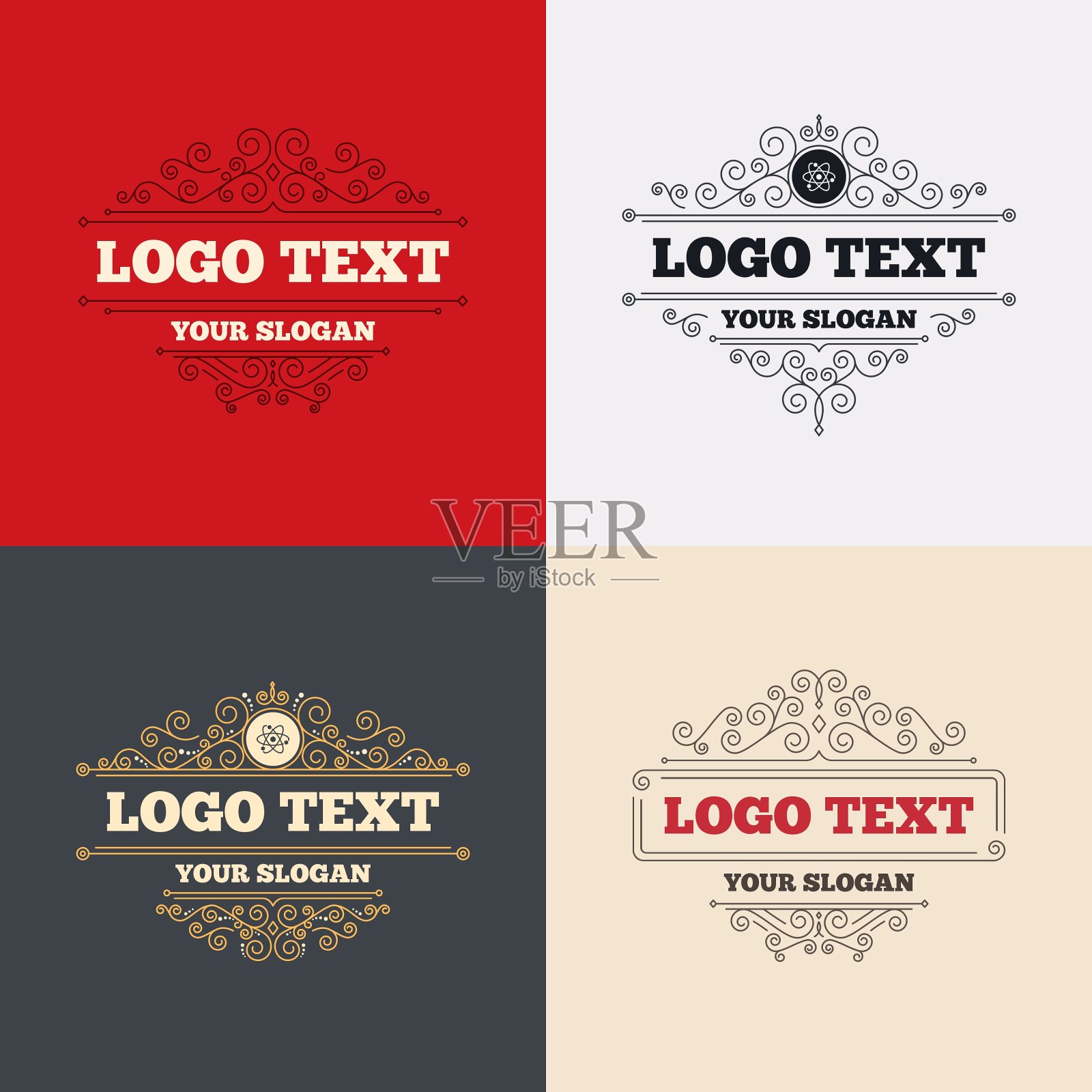 原子符号图标原子部件符号插画图片素材