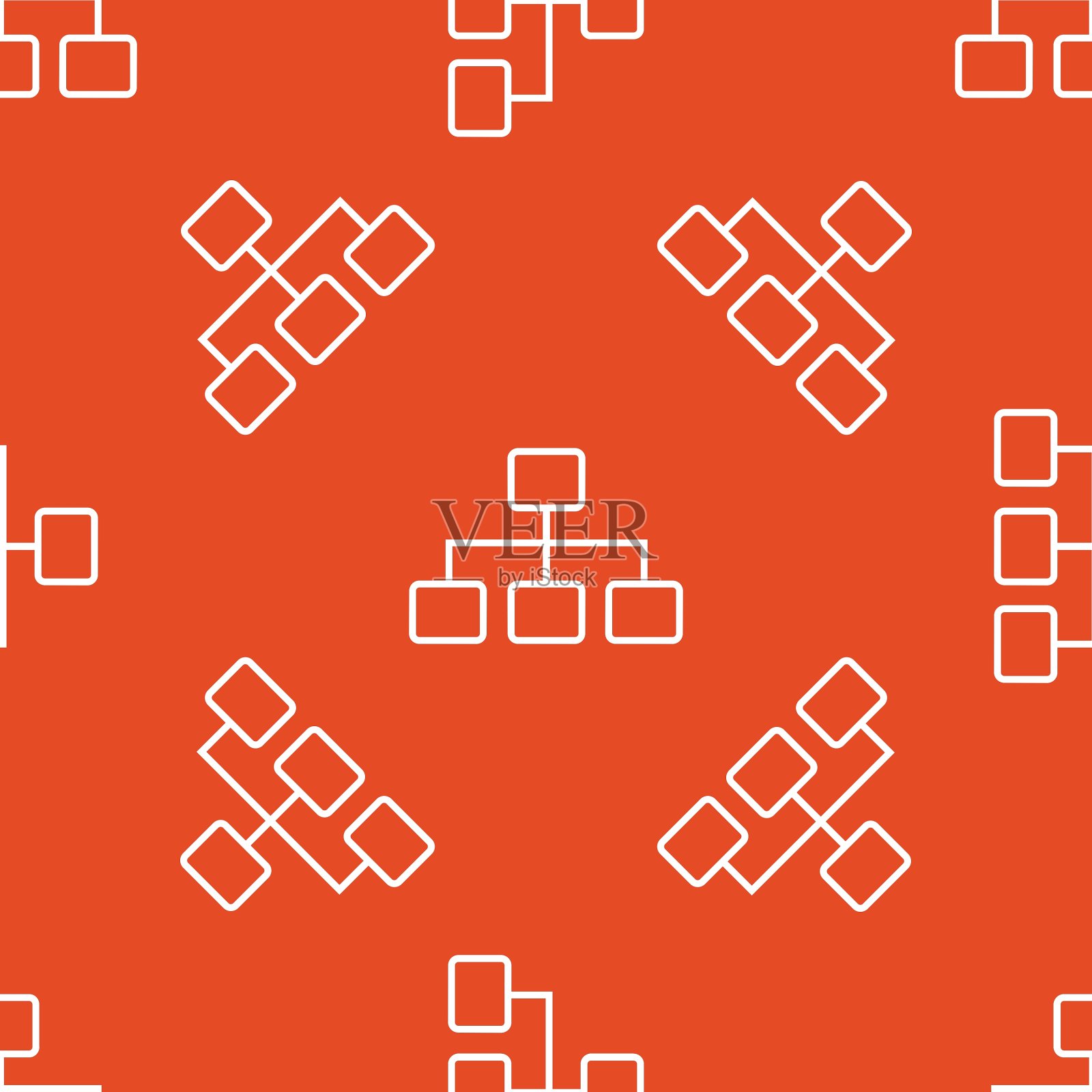 橙色的计划模式插画图片素材