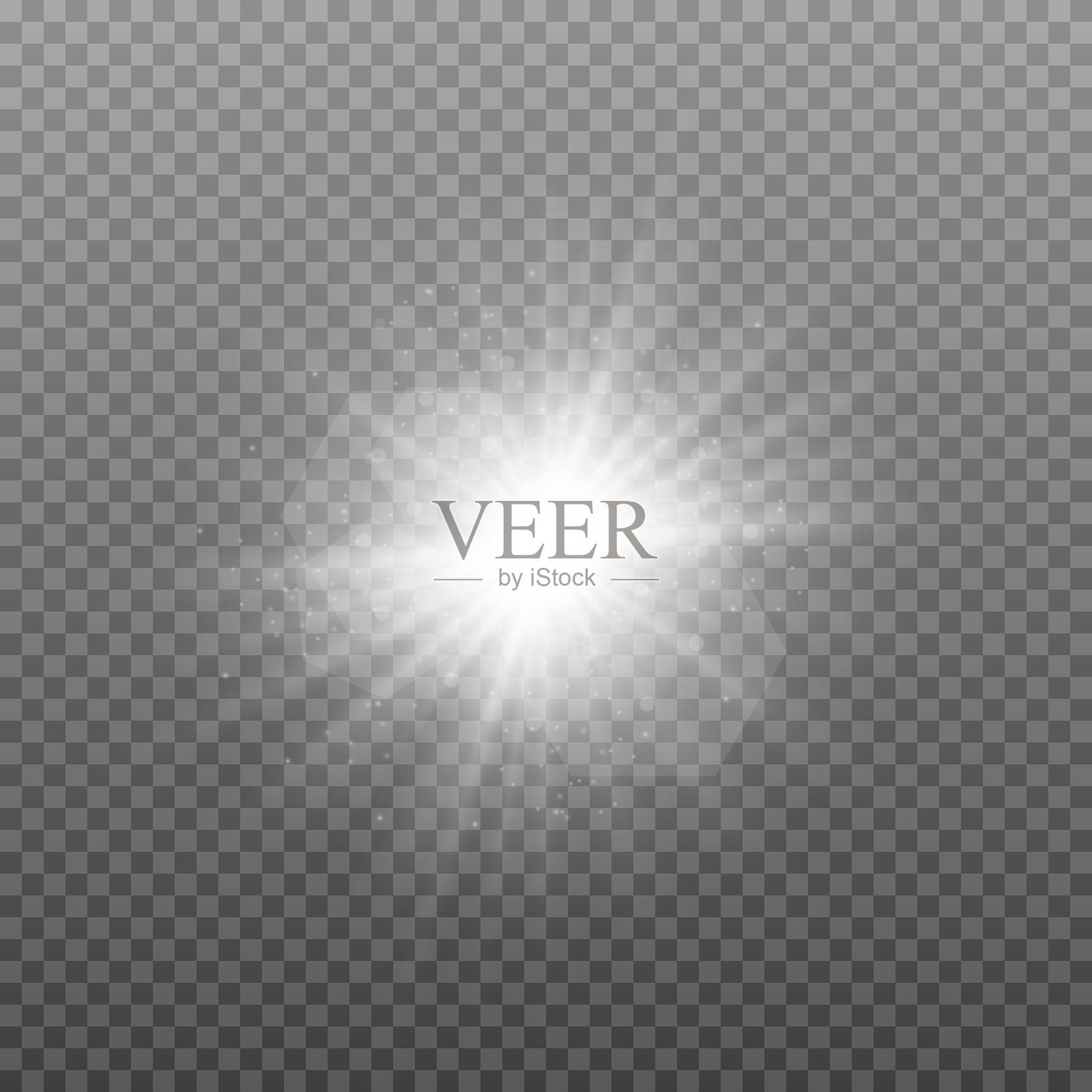 白色的闪光,明星设计元素图片