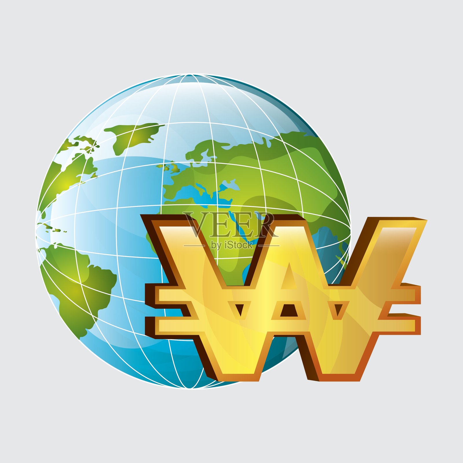 全球经济的设计插画图片素材