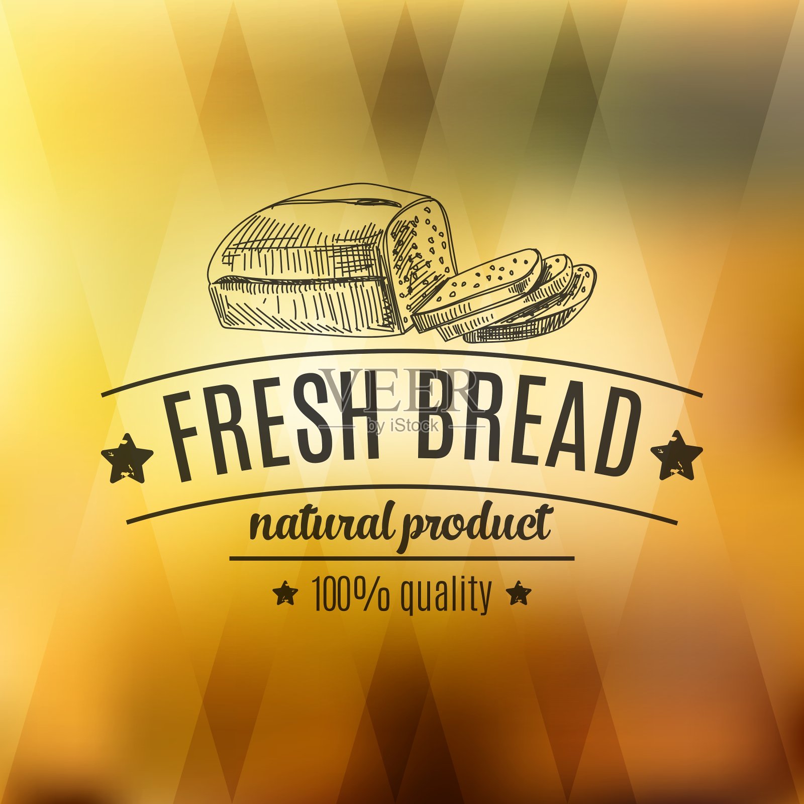 手画面包标签插画图片素材