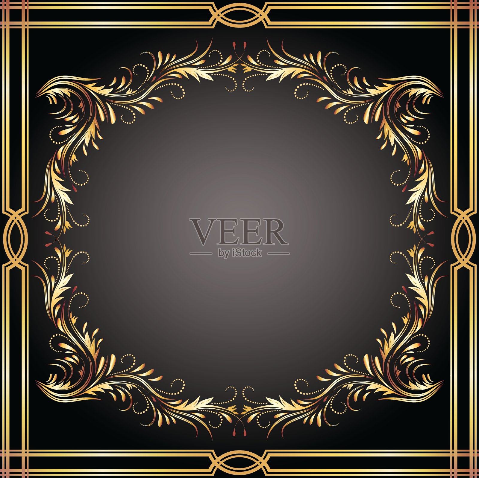 装饰框插画图片素材