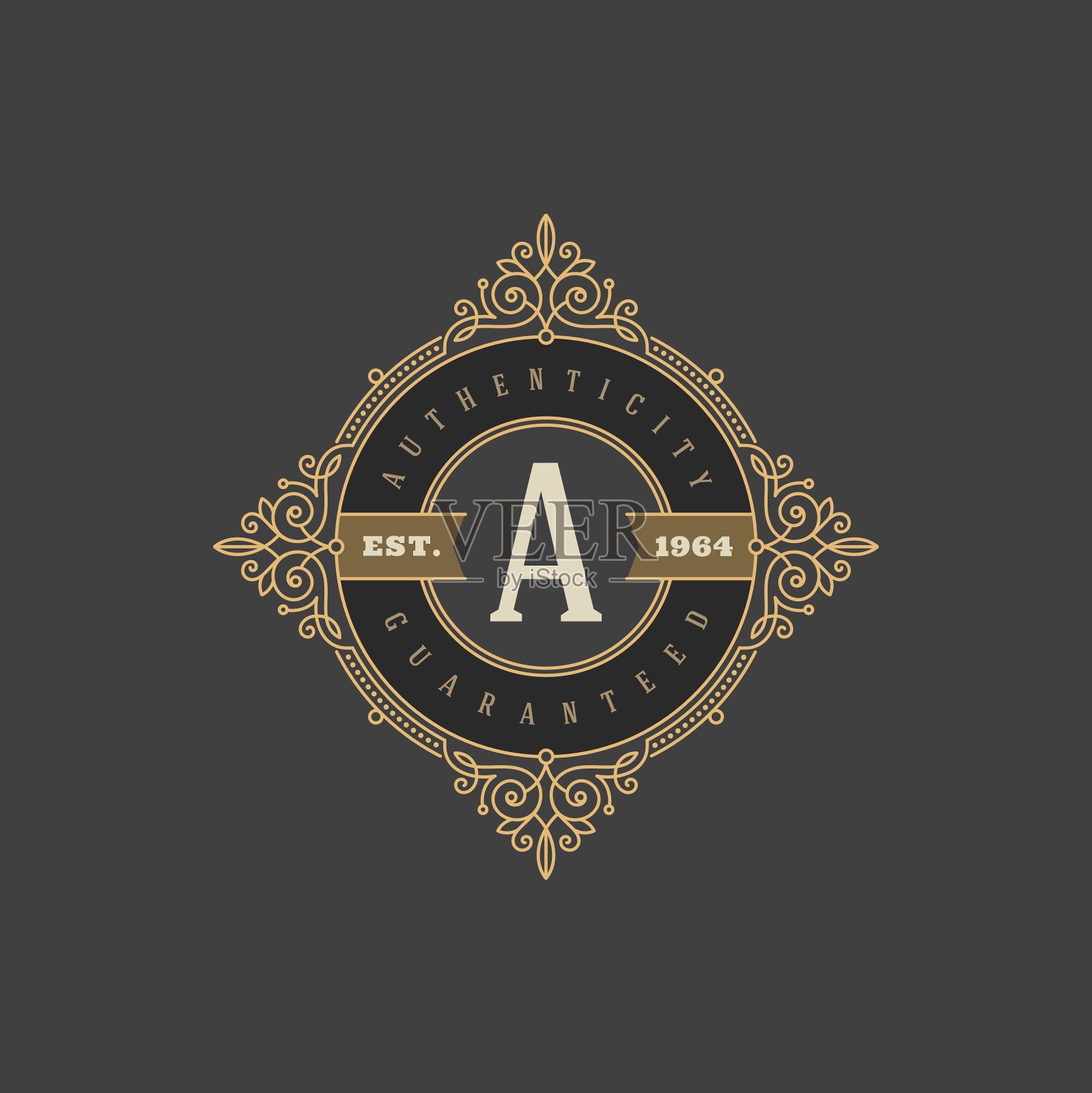 字母组合的标志插画图片素材