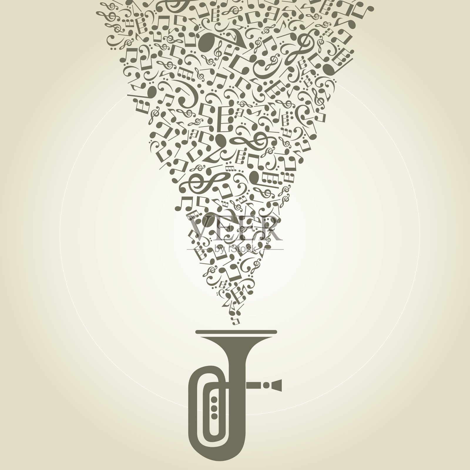 音乐管插画图片素材