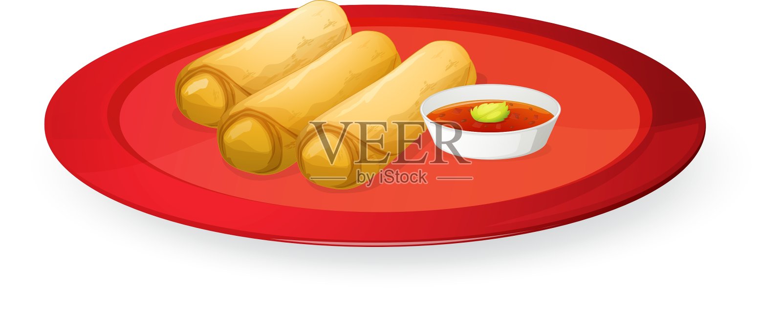 肉卷设计元素图片