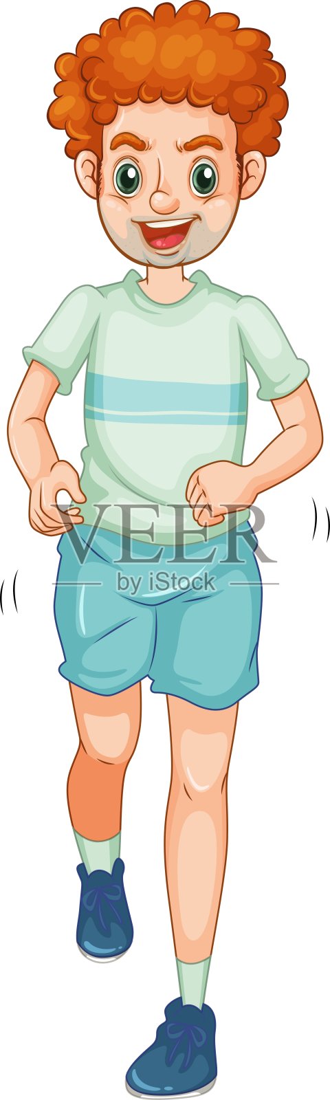 慢跑设计元素图片