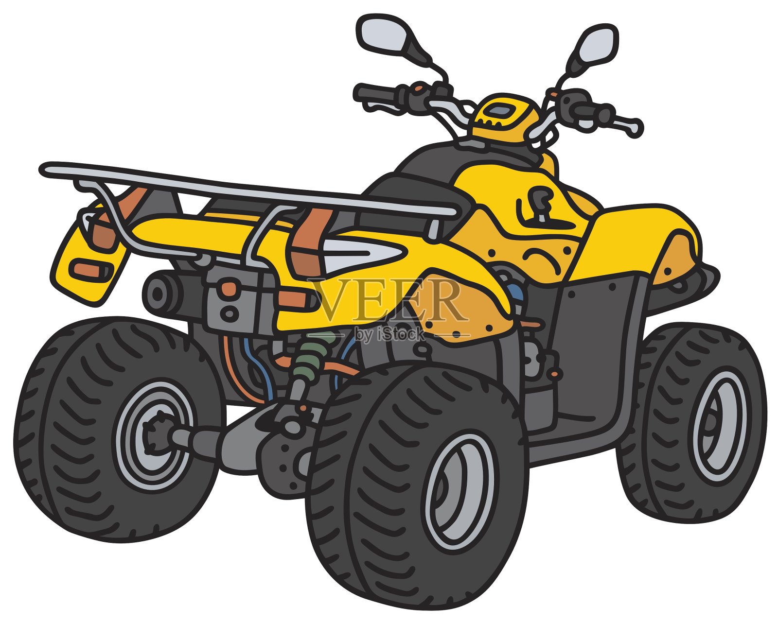 全地形车设计元素图片