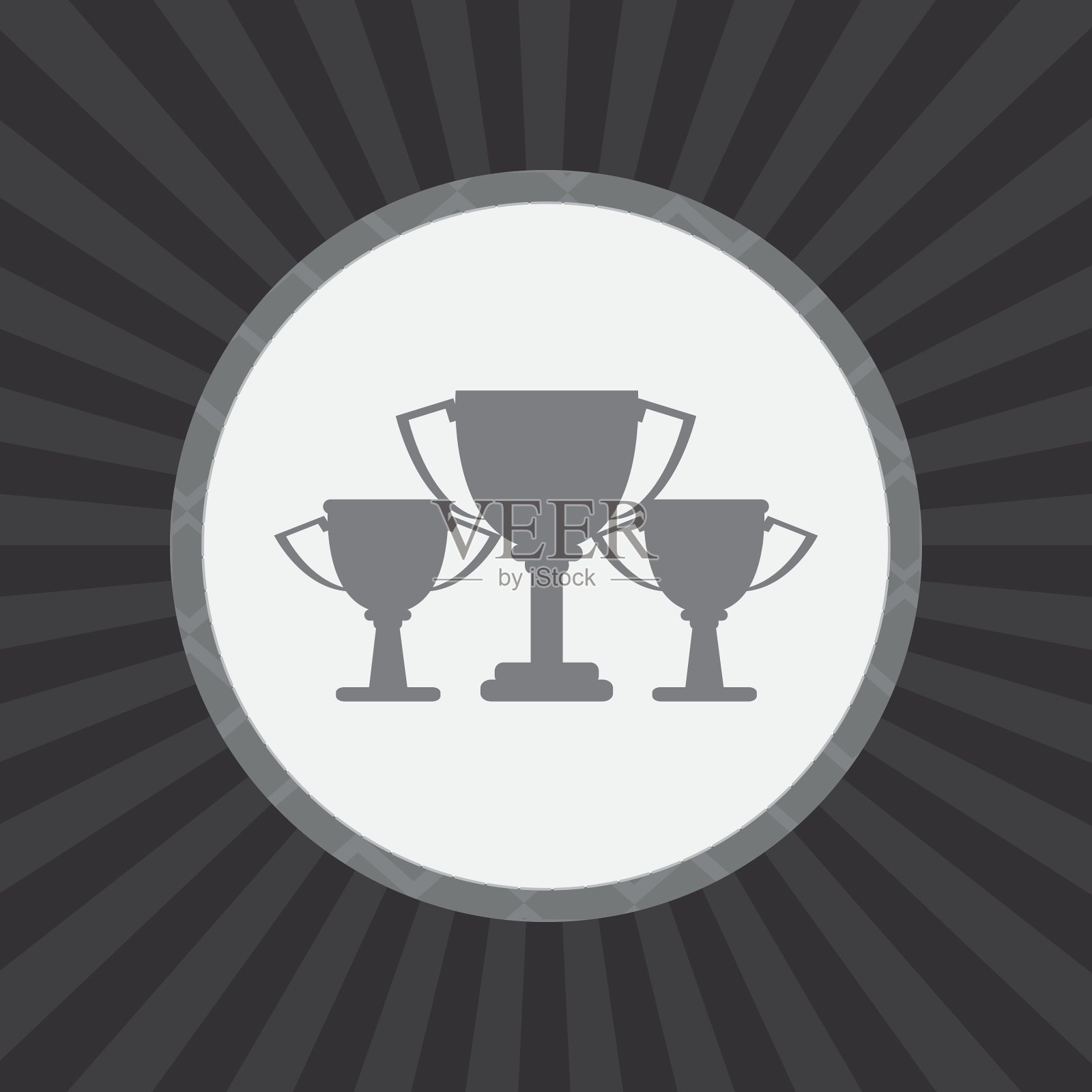 冠军设计赢家图标多彩的插画图片素材