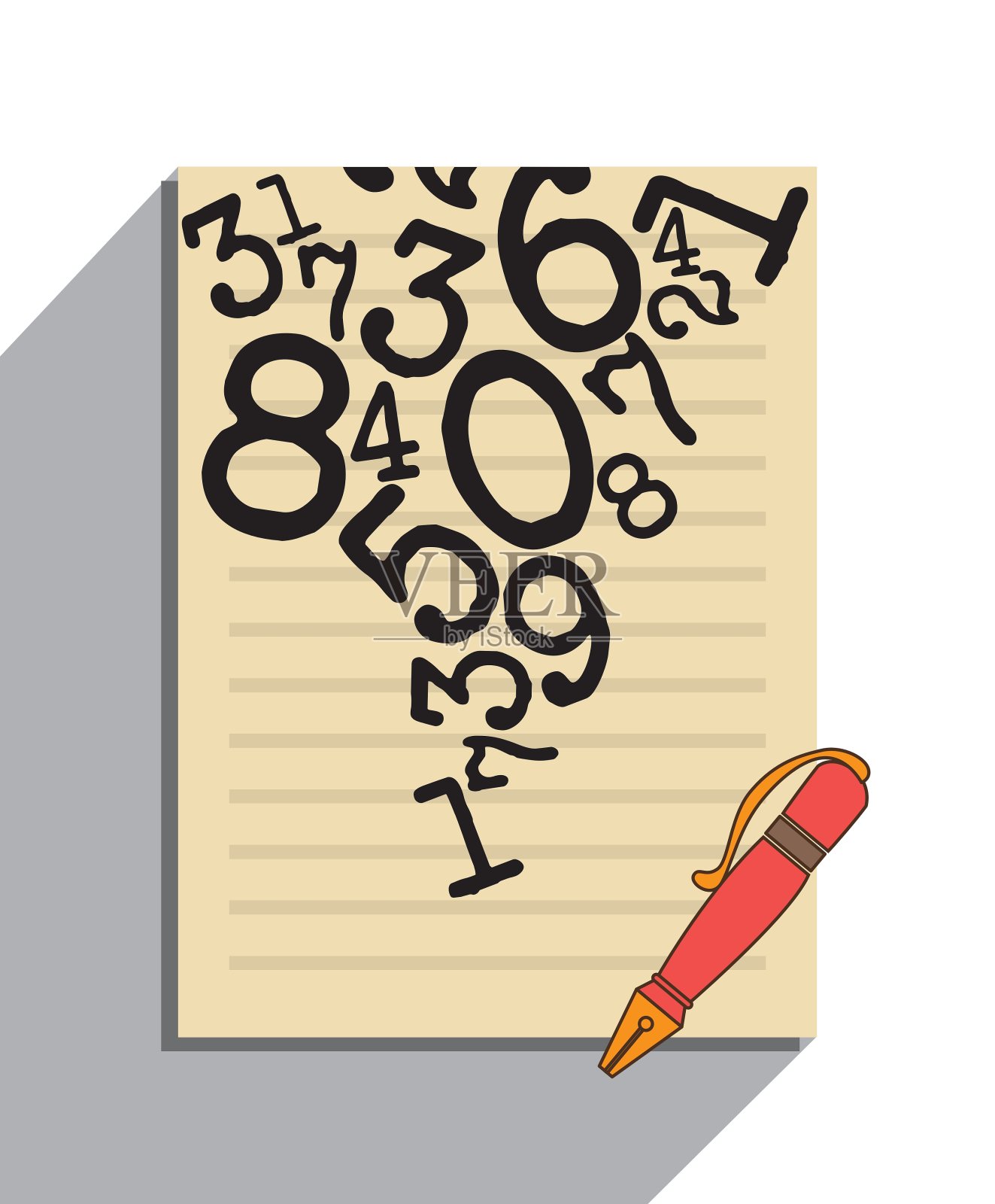 教育、学术培训和科学插画图片素材