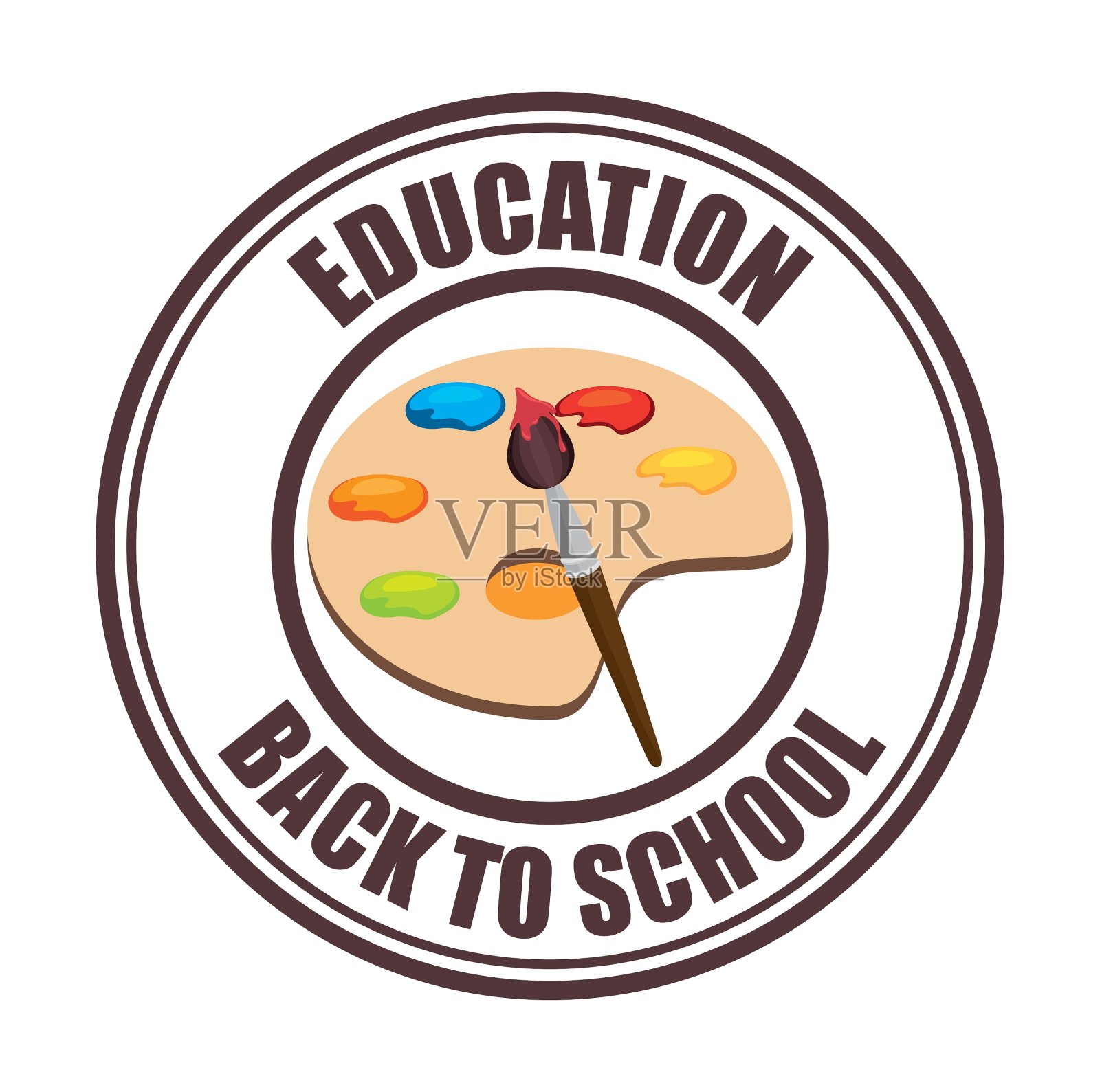 回到学校设计插画图片素材