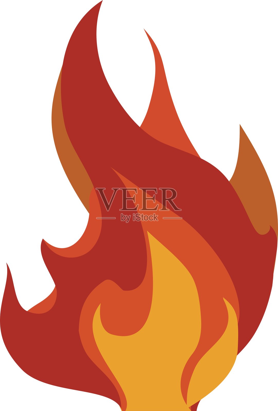 火焰图标火焰设计图形设计元素图片
