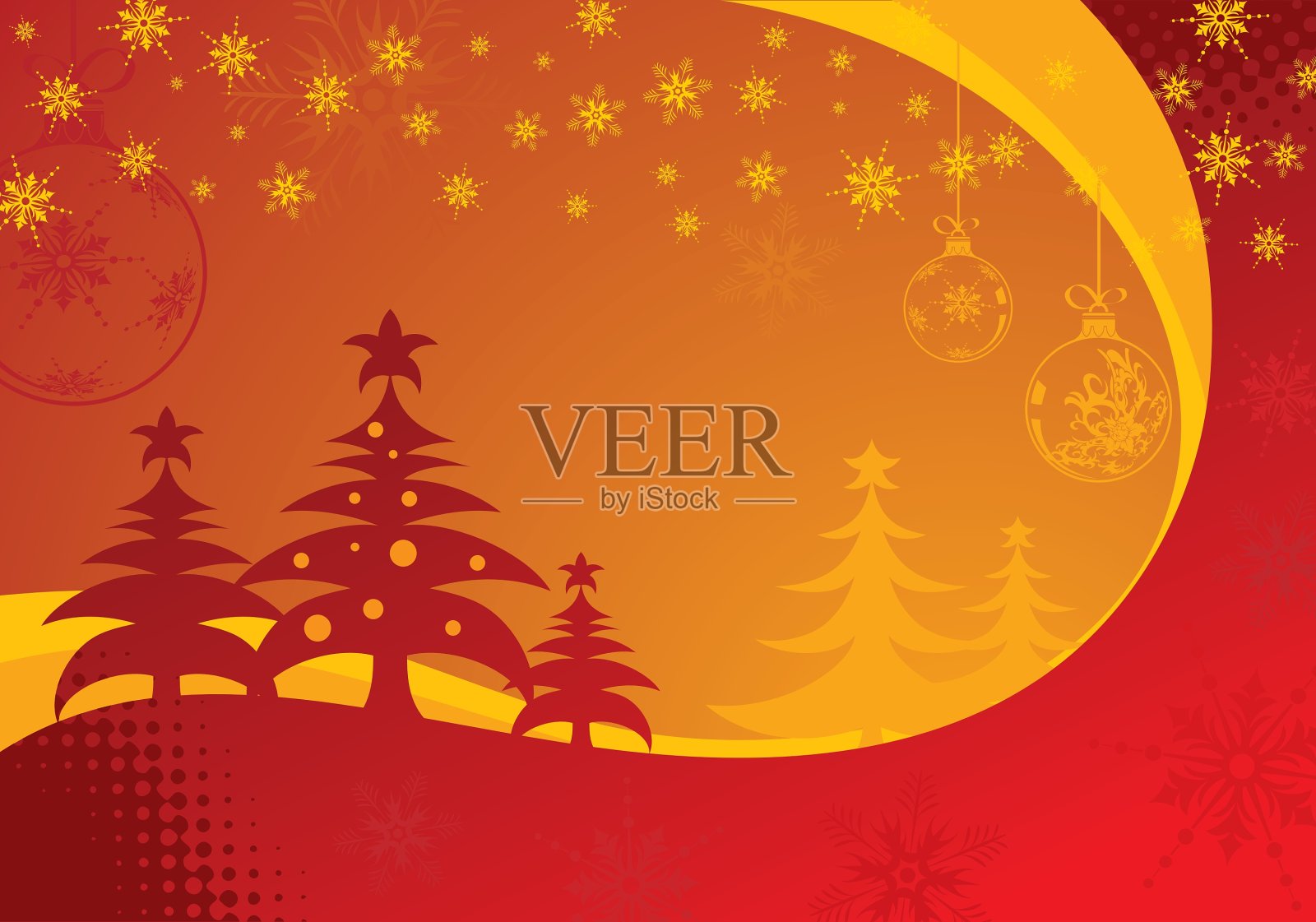 背景的雪设计模板素材