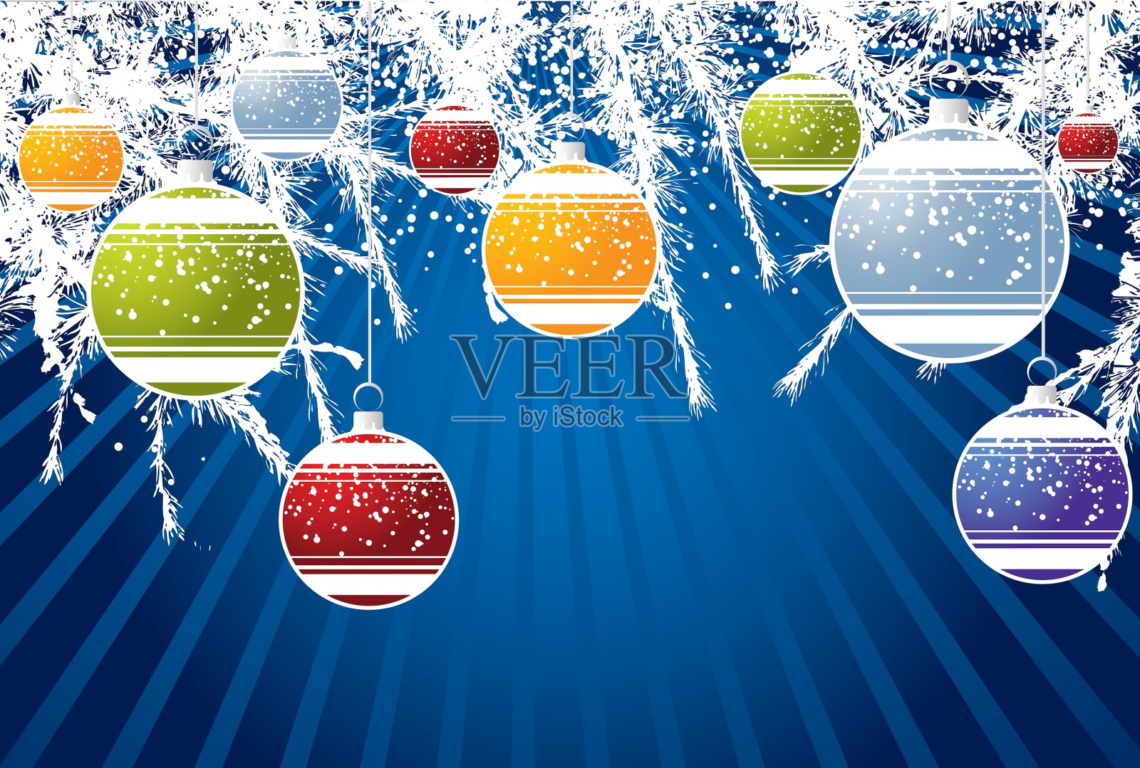 圣诞节的主题插画图片素材