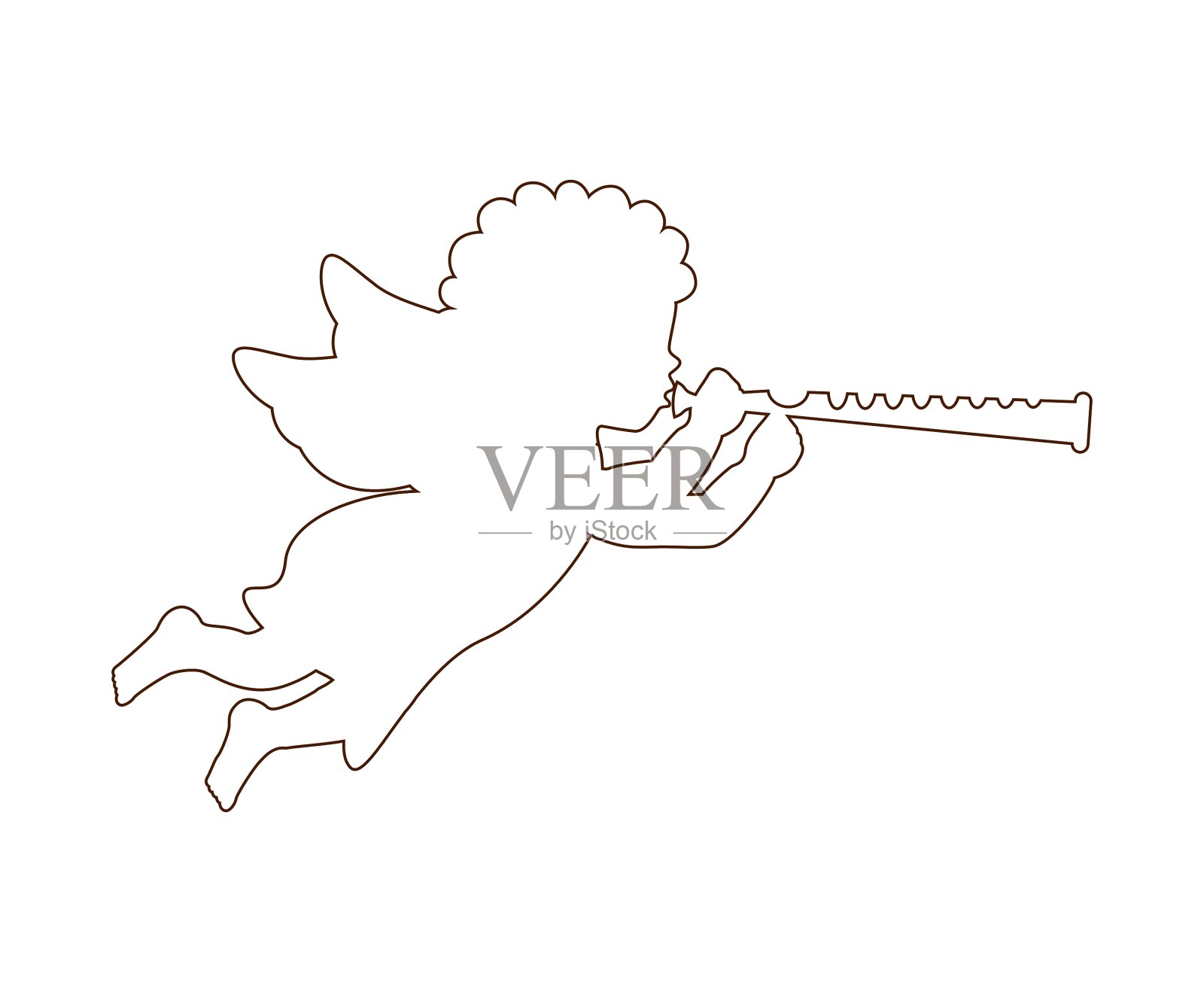 可爱的天使设计元素图片