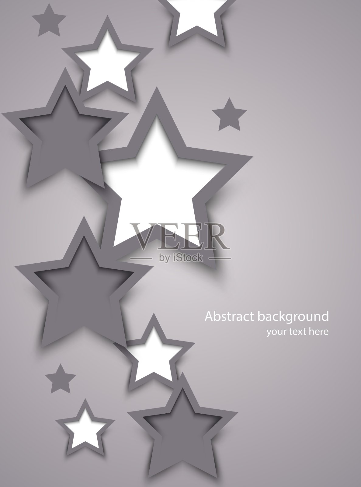 带有星星的抽象背景插画图片素材