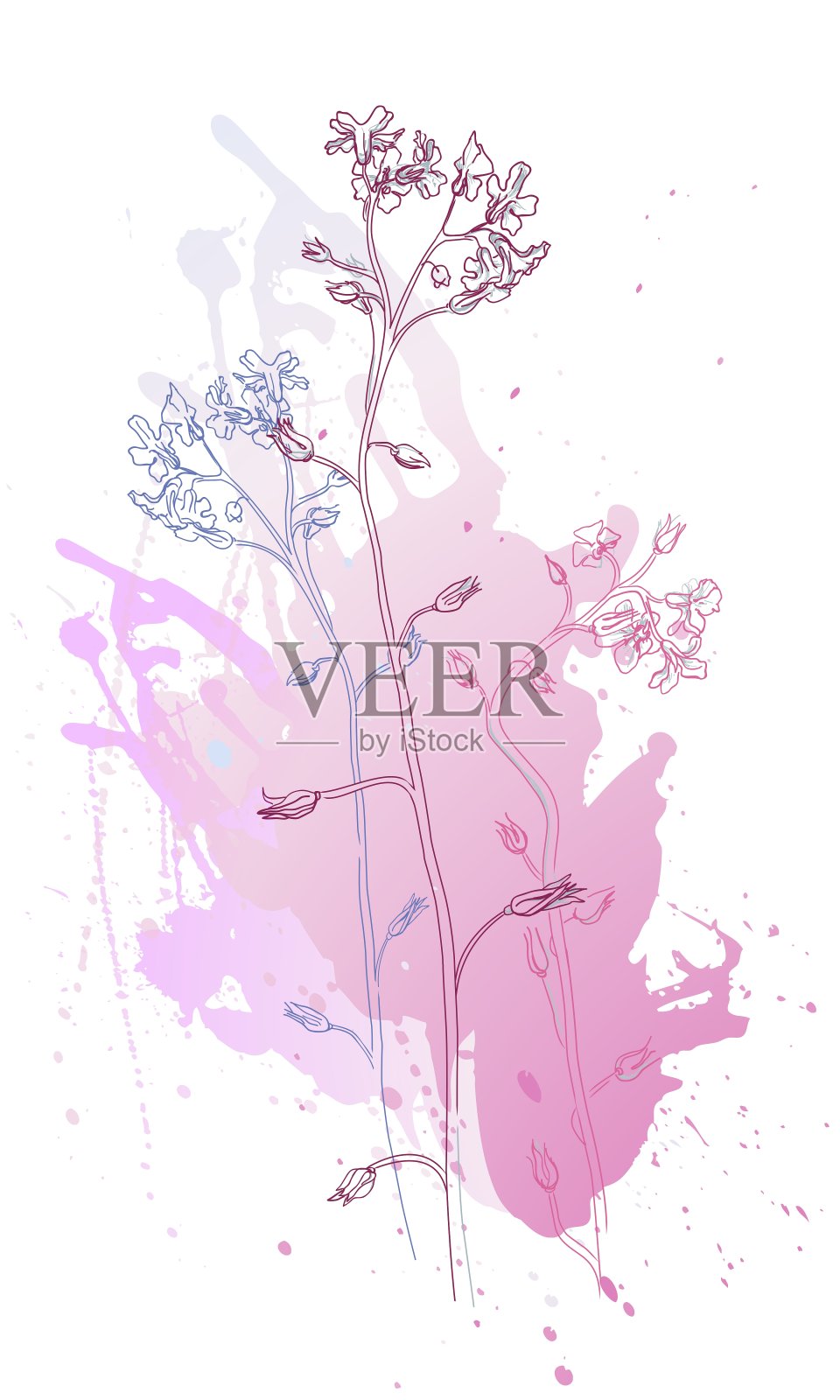 的花设计元素图片