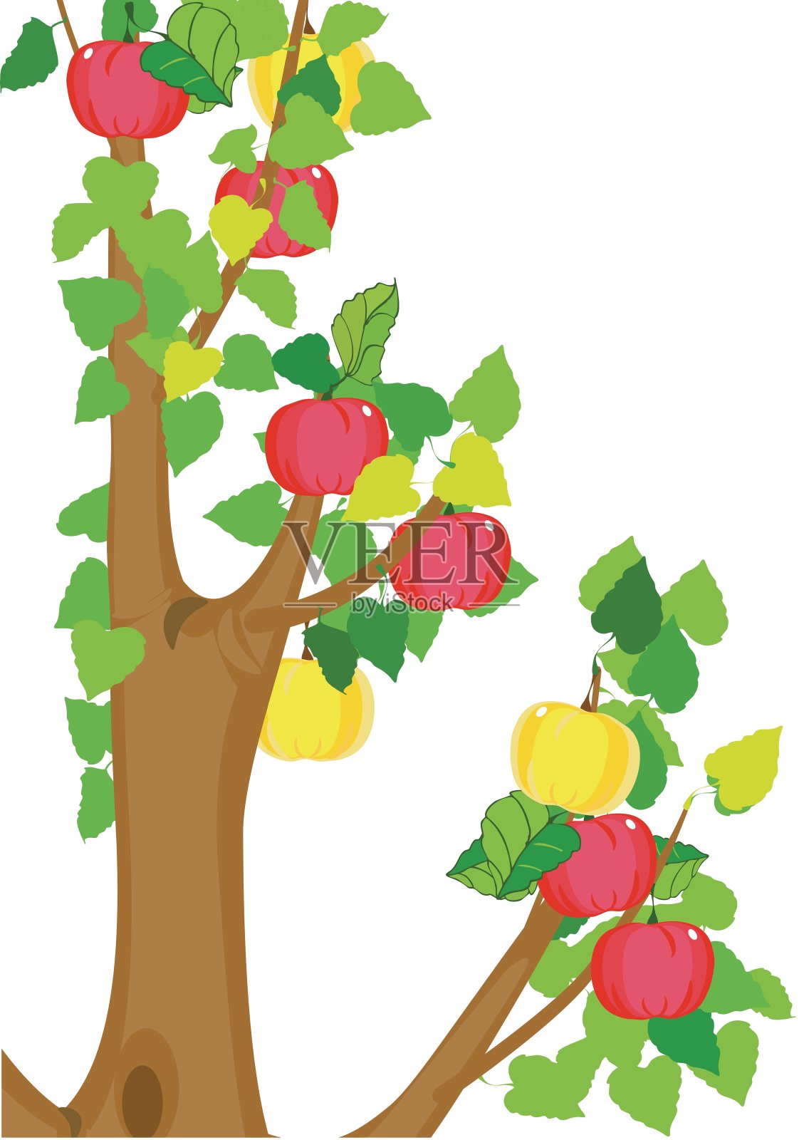 果树插图插画图片素材