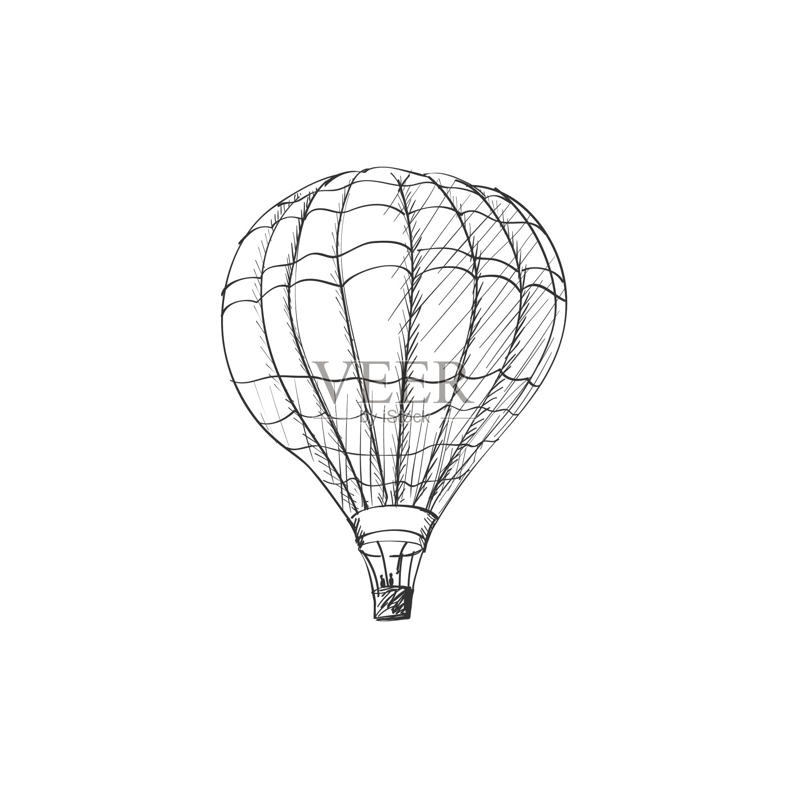 涂鸦气球设计元素图片