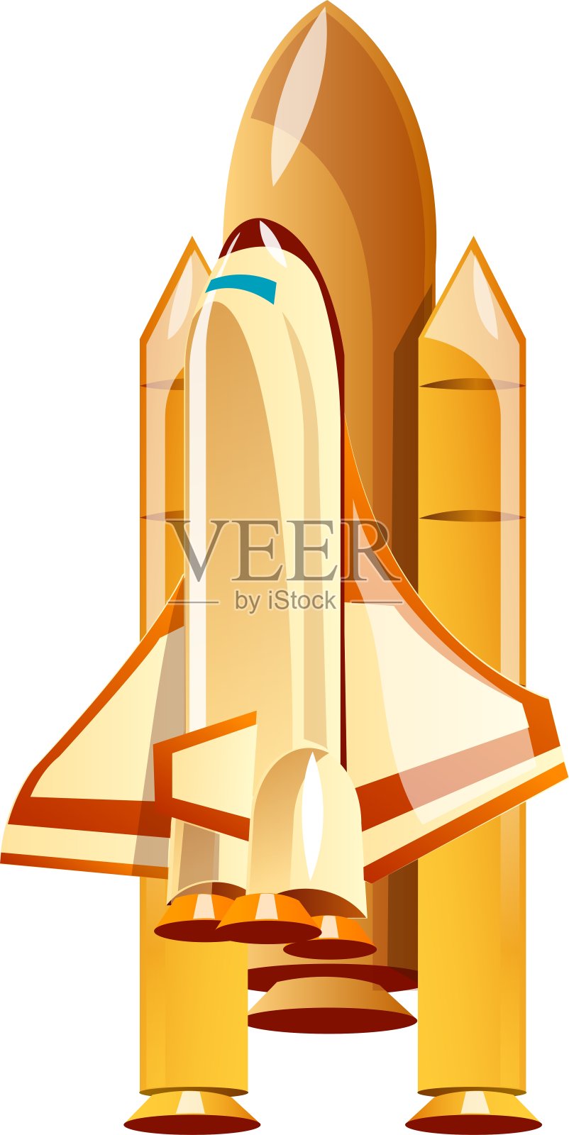 图标火箭设计元素图片