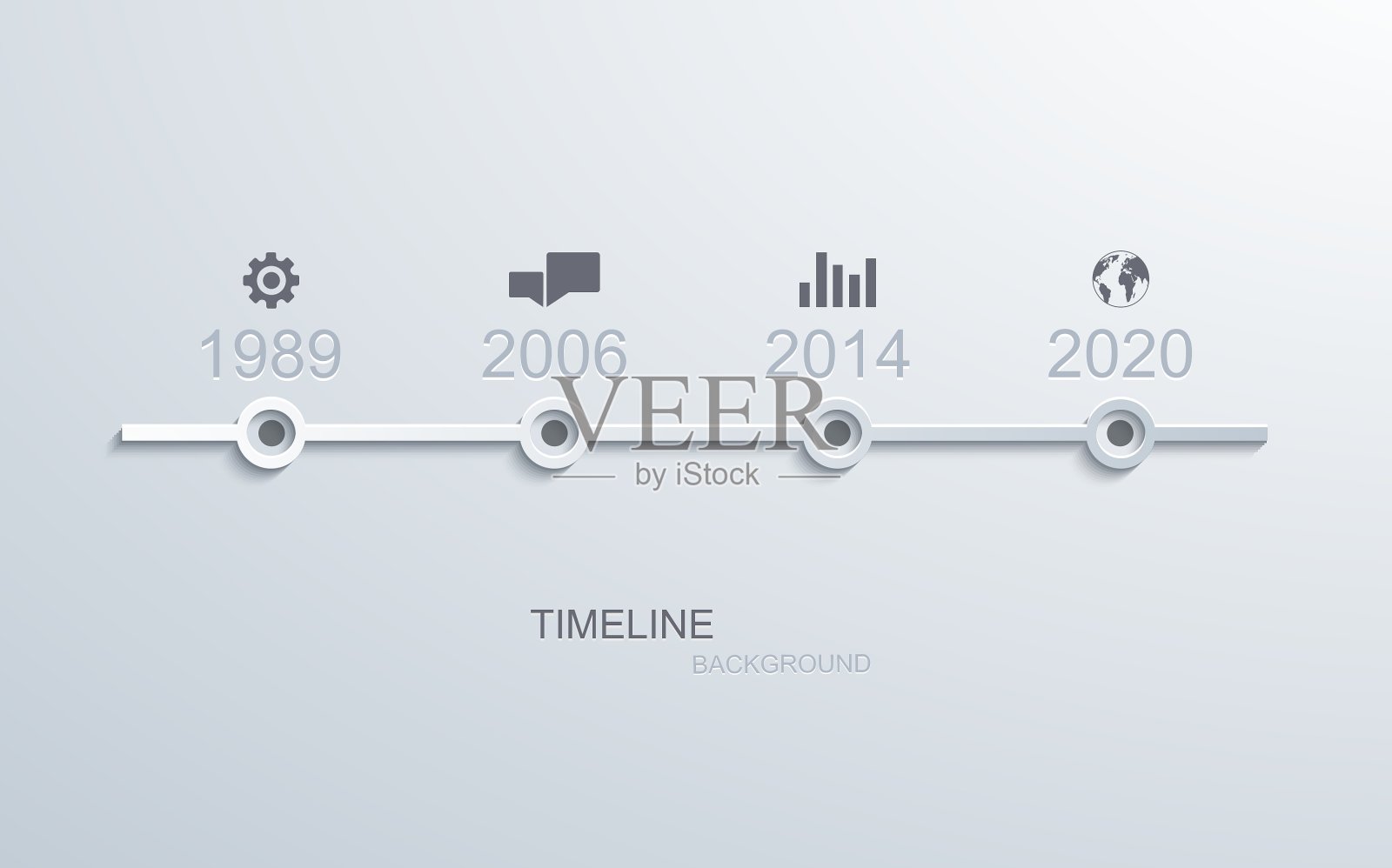 时间线信息图元素设计设计模板素材