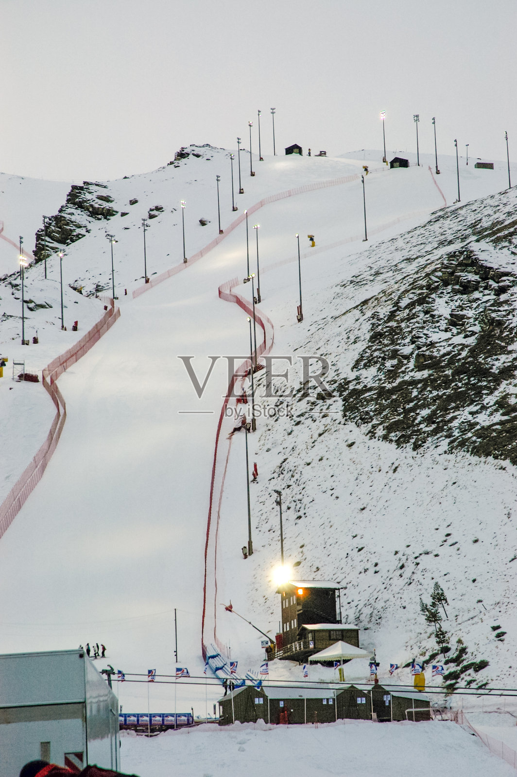 雪的滑雪胜地照片摄影图片