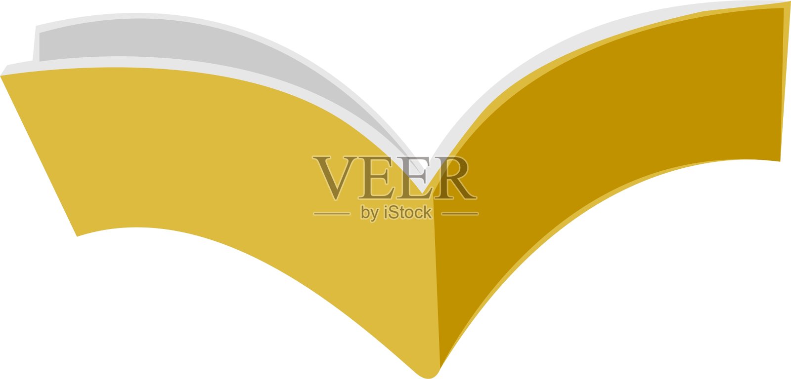 一本书的视图图标素材