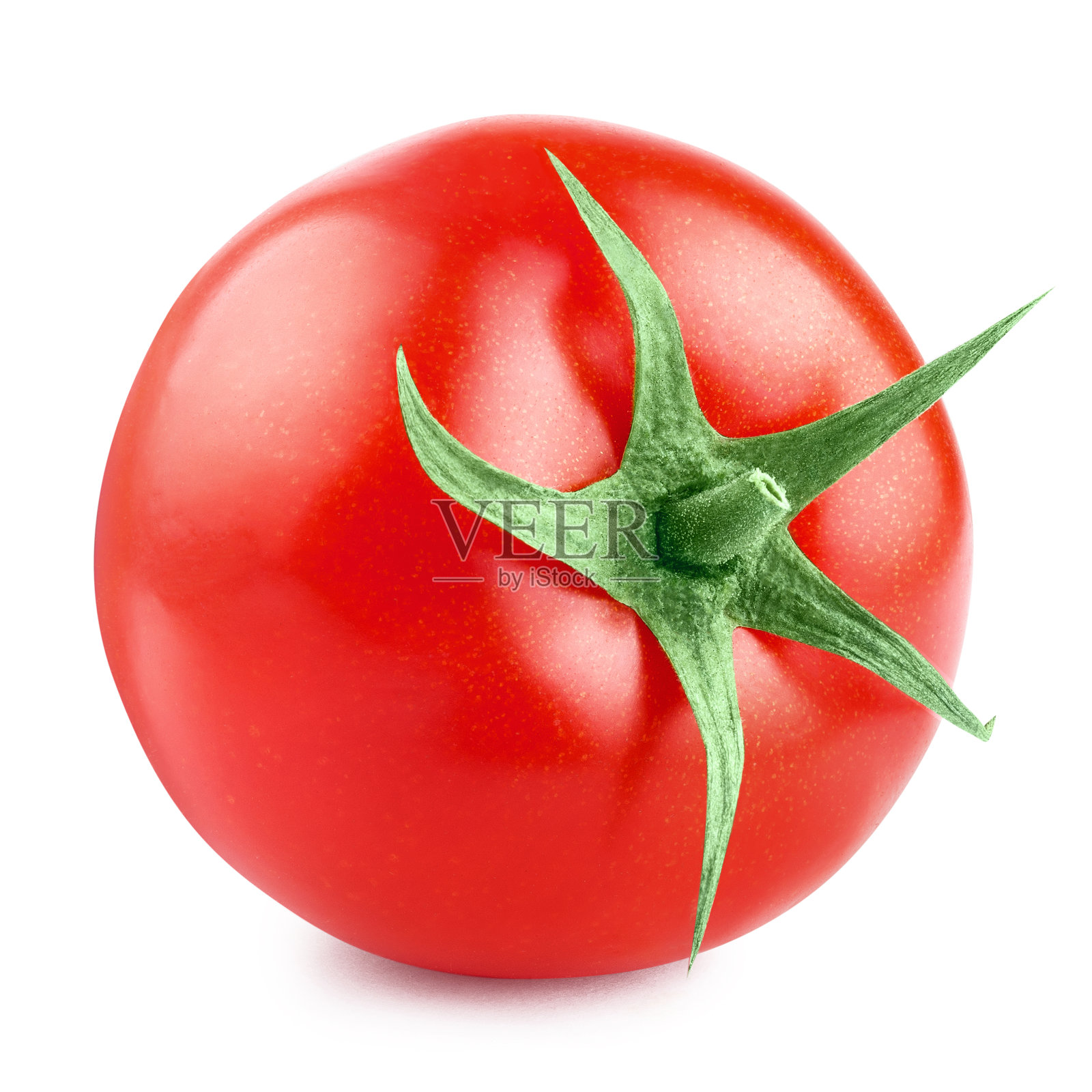 单瓣美味的红番茄配白番茄照片摄影图片