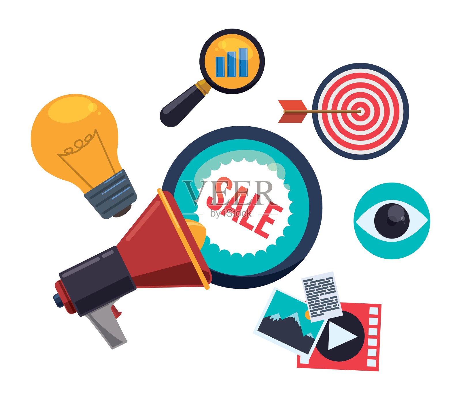 数字营销设计设计元素图片