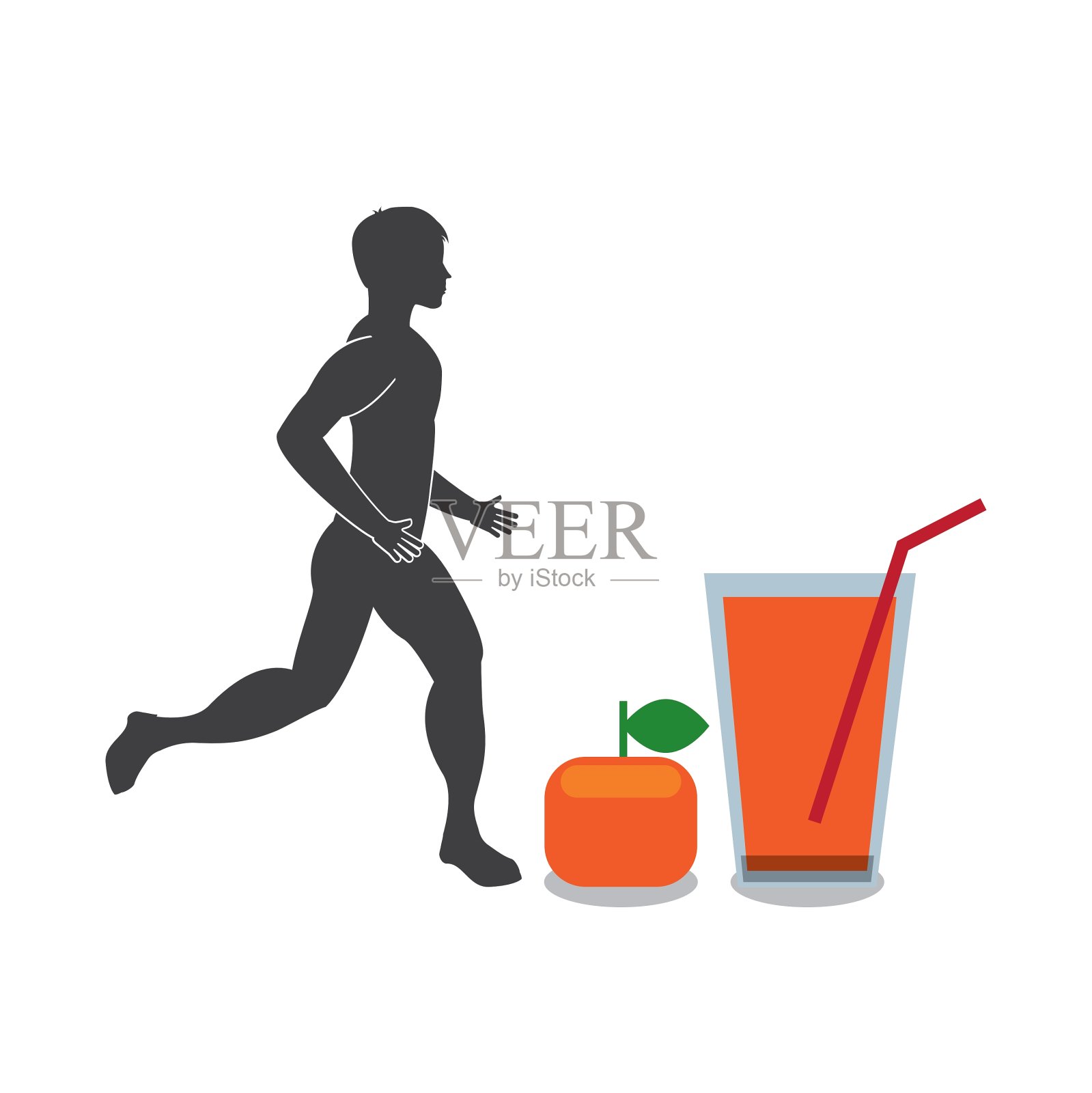 健康的生活方式设计设计元素图片