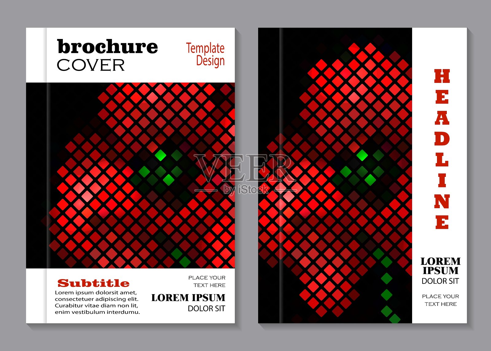 花卉小册子封面设计设计模板素材