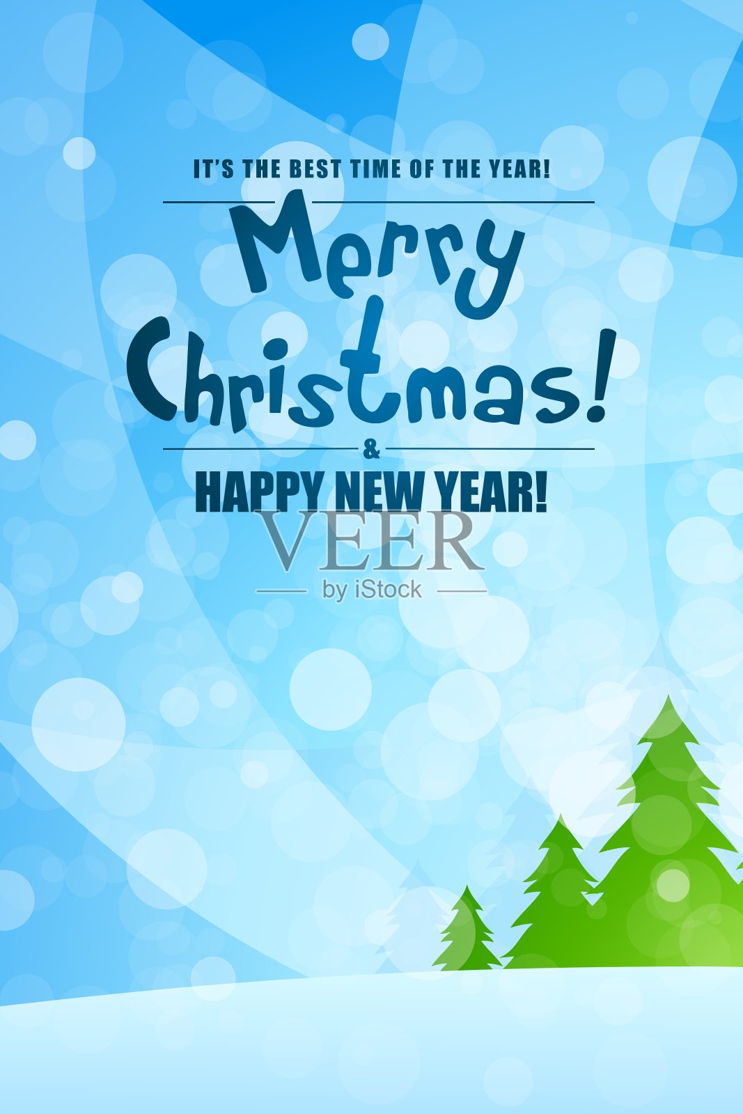 圣诞快乐的风景设计模板素材