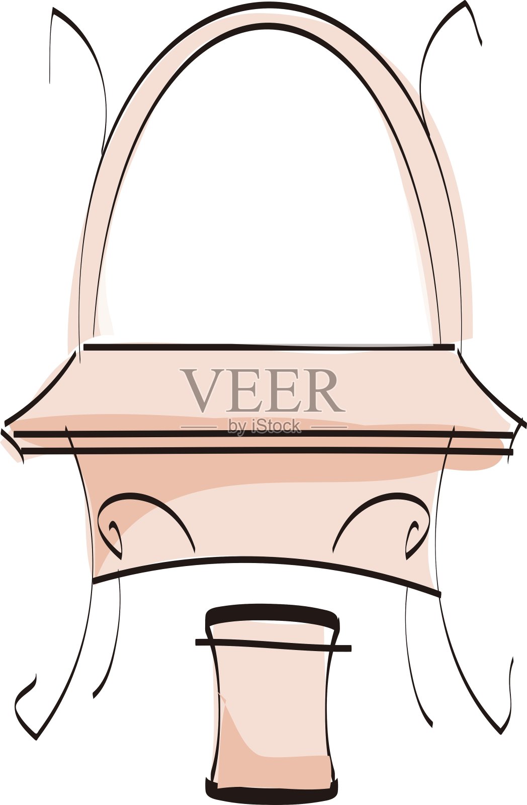 一个梳妆台设计元素图片