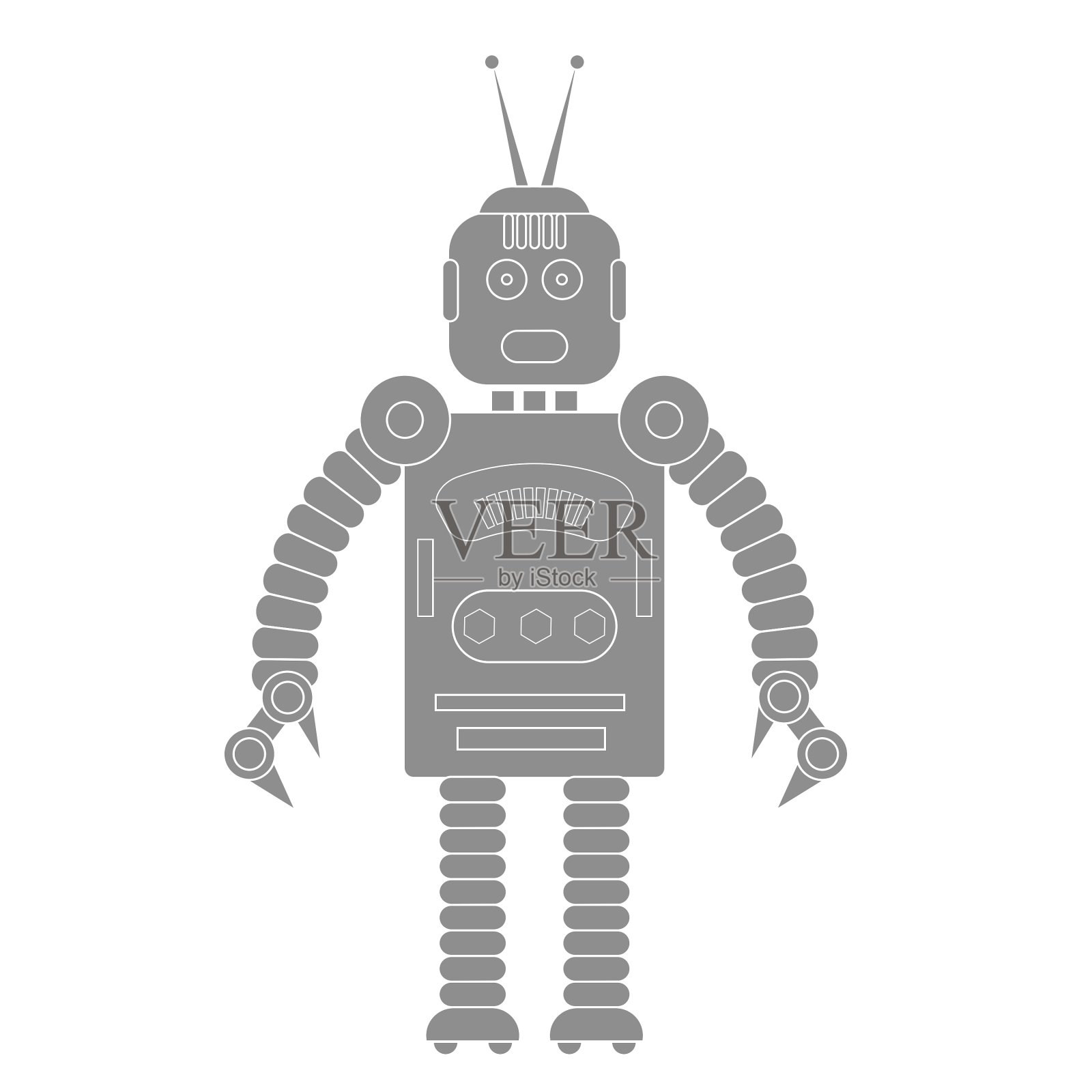 机器人设计元素图片