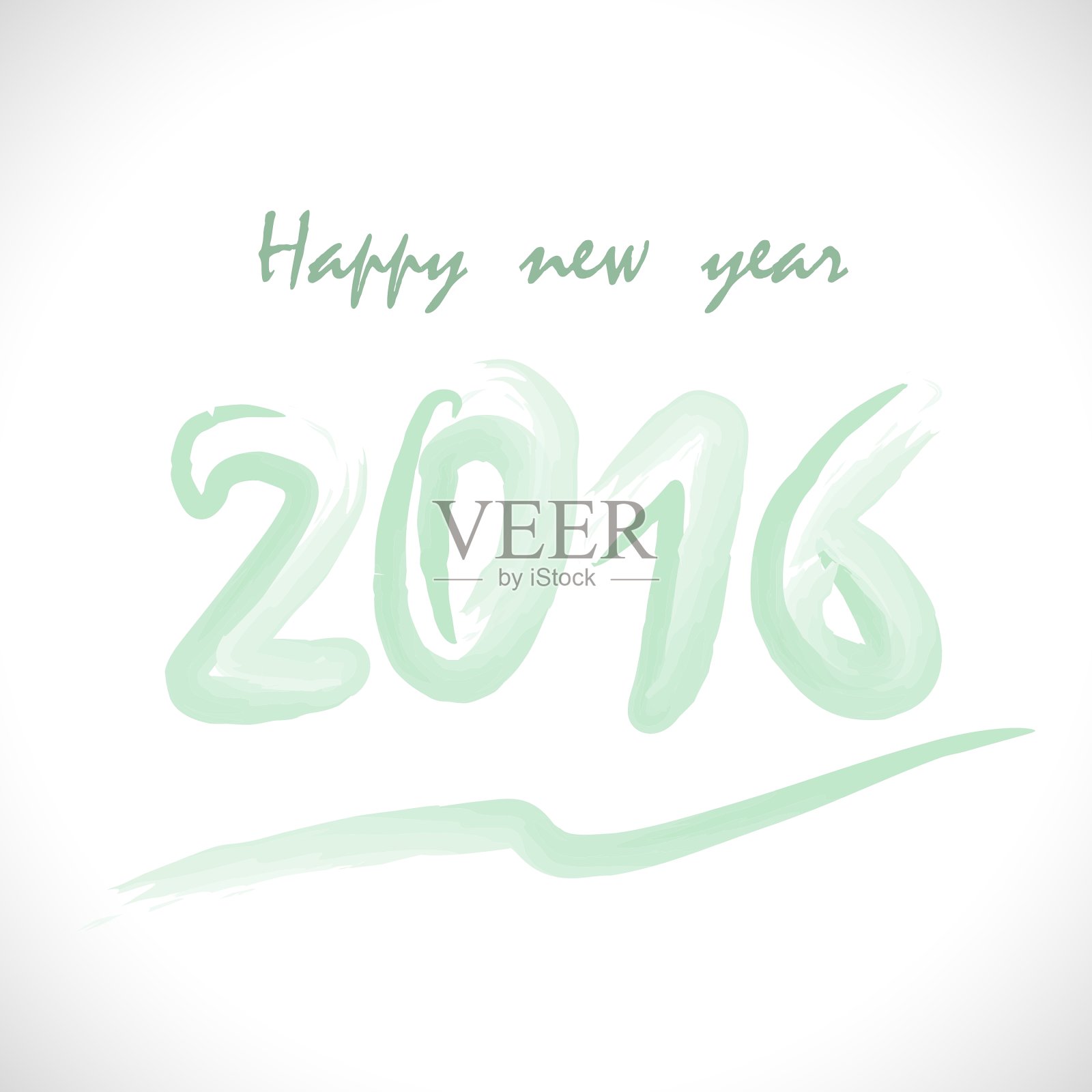 2016年新年快乐插画图片素材