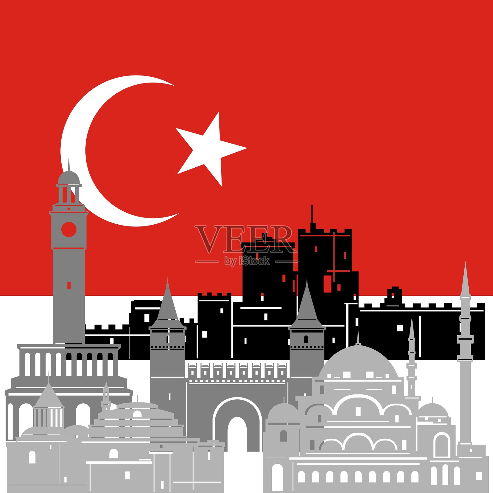 火鸡插画图片素材