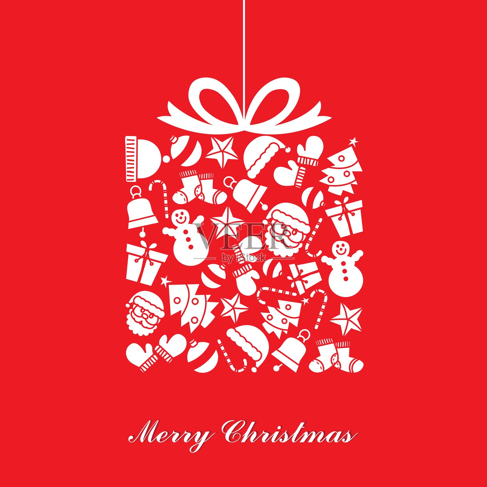 圣诞贺卡设计模板素材