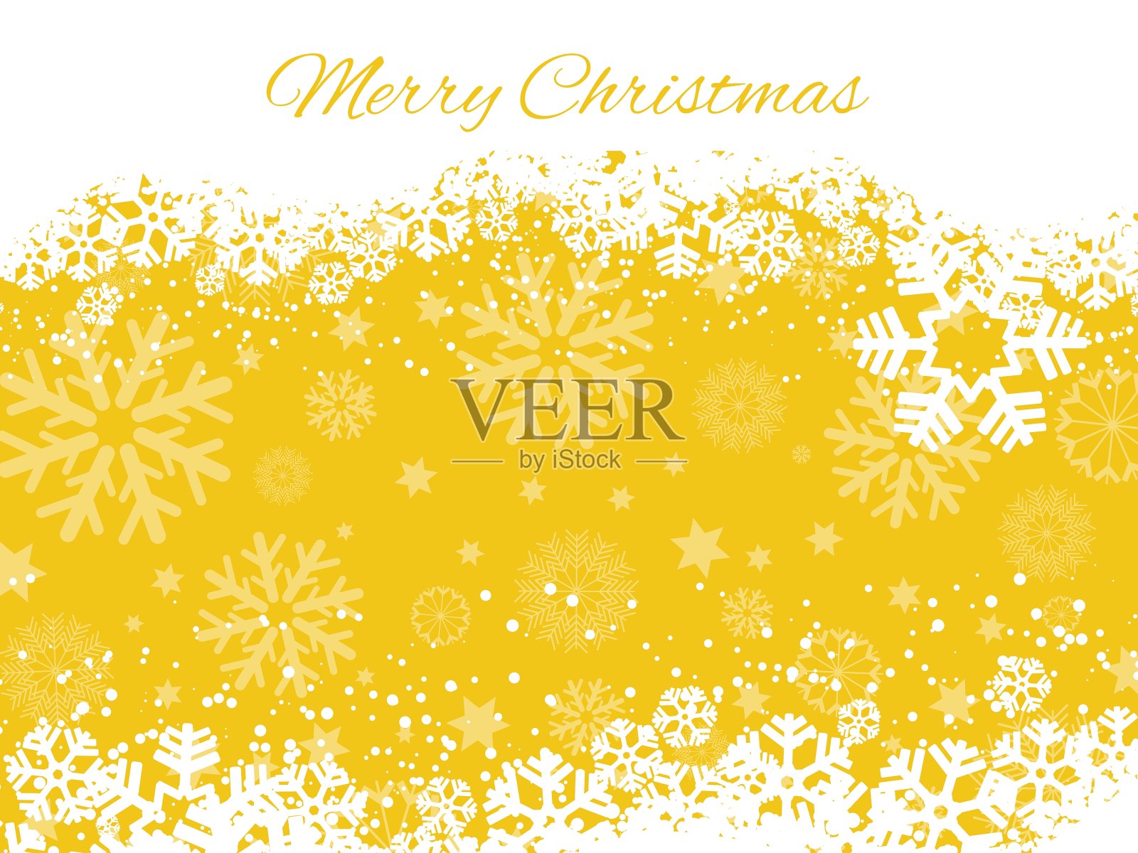 圣诞雪花设计模板素材