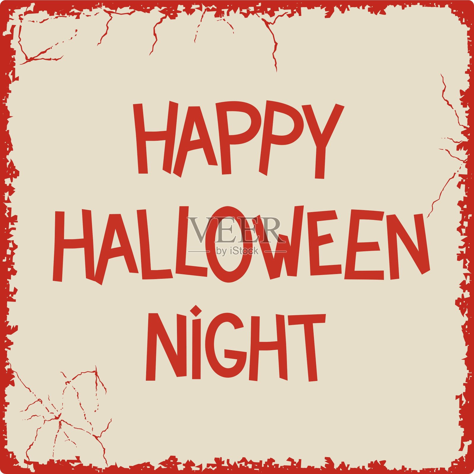 快乐的万圣节之夜设计模板素材