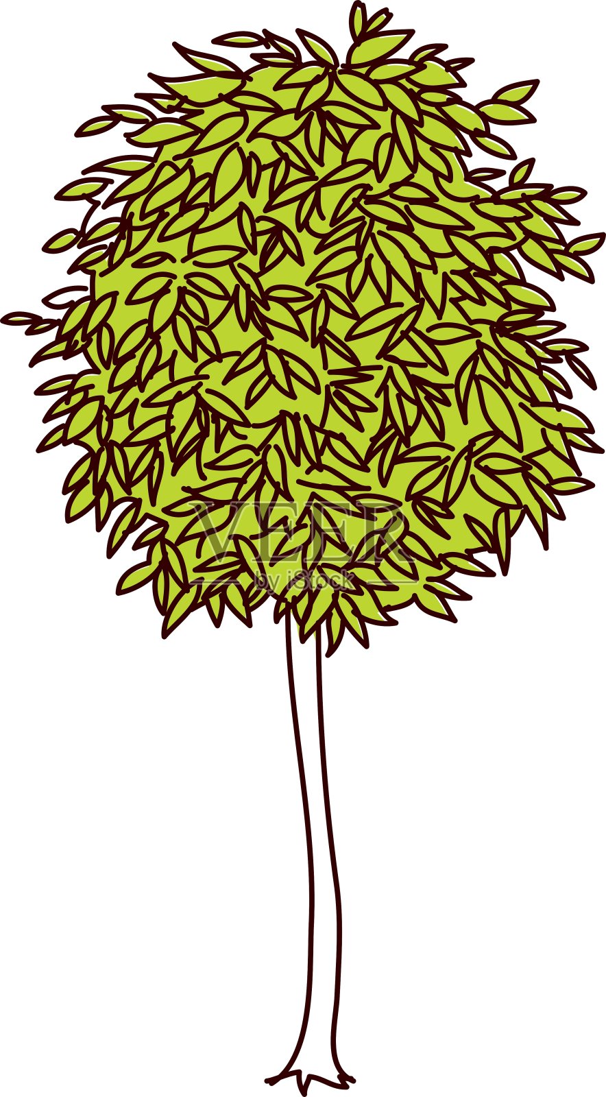 一棵树站在设计元素图片