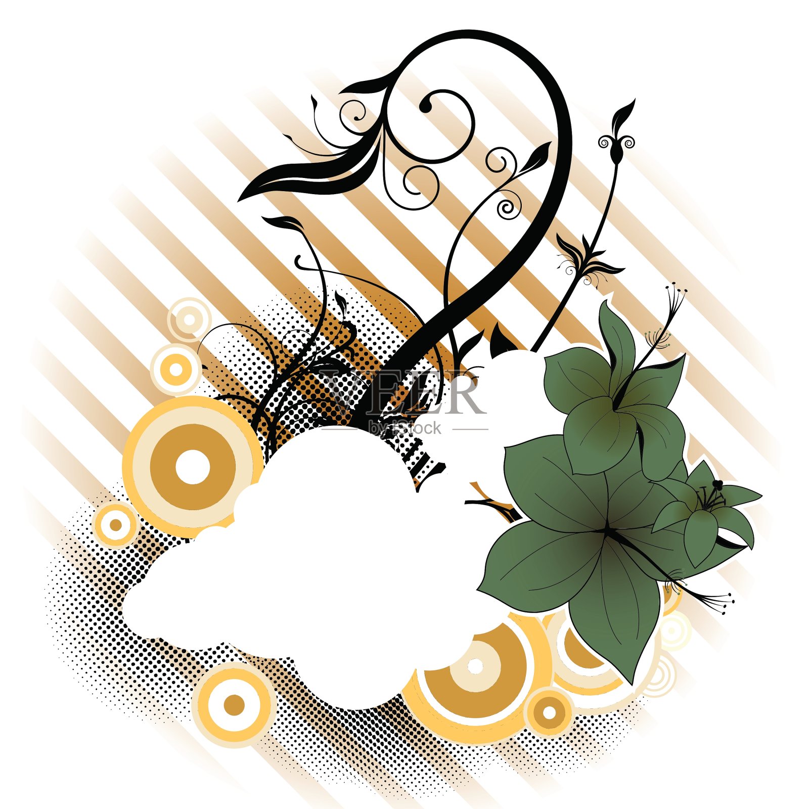 复古的背景设计元素图片