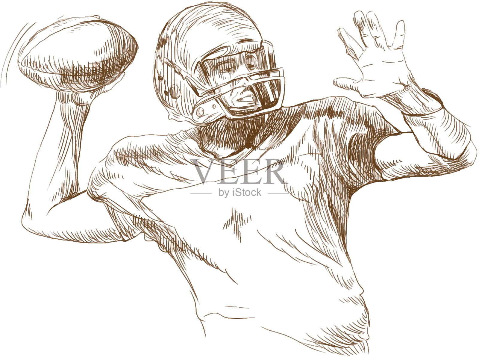 美式足球设计元素图片