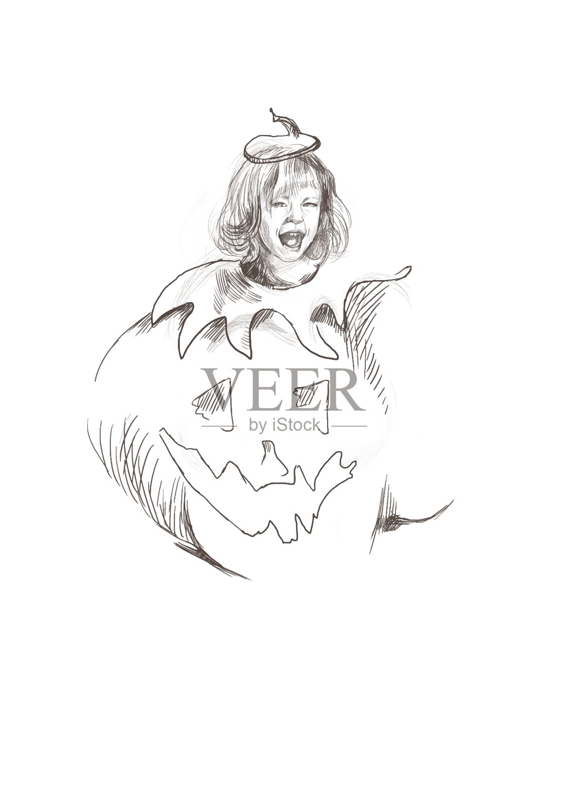 南瓜服装设计元素图片